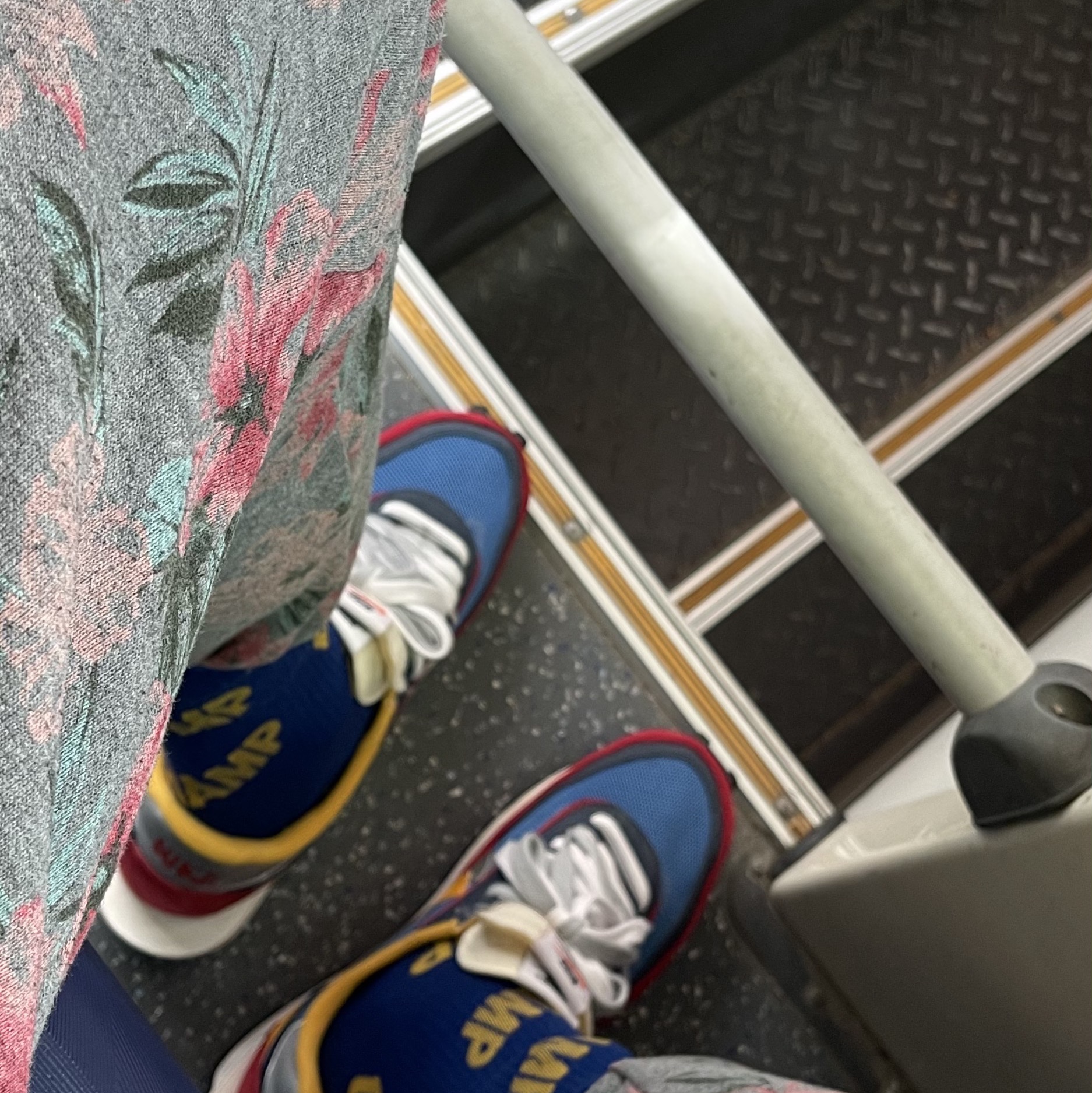 Nike x Sacai LDWaffle Blue Multi 착용 스타일