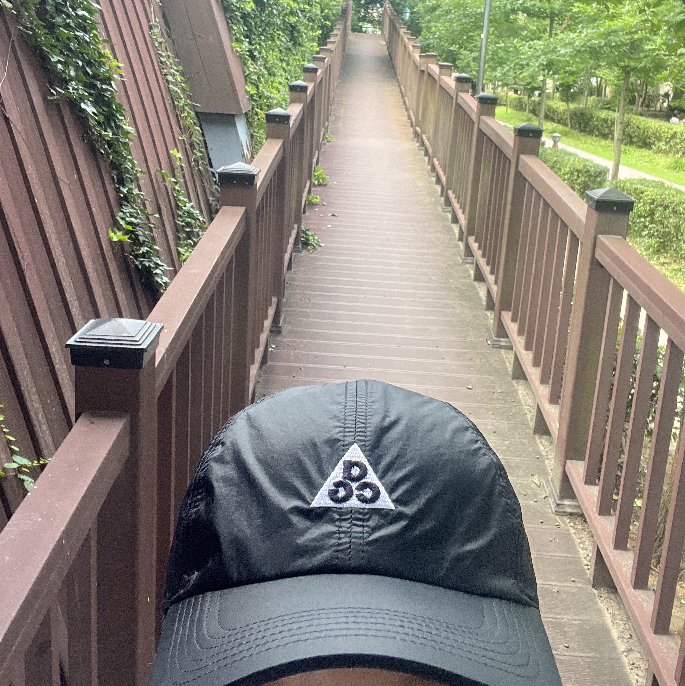 Nike ACG Trail Cap Black 착용 스타일