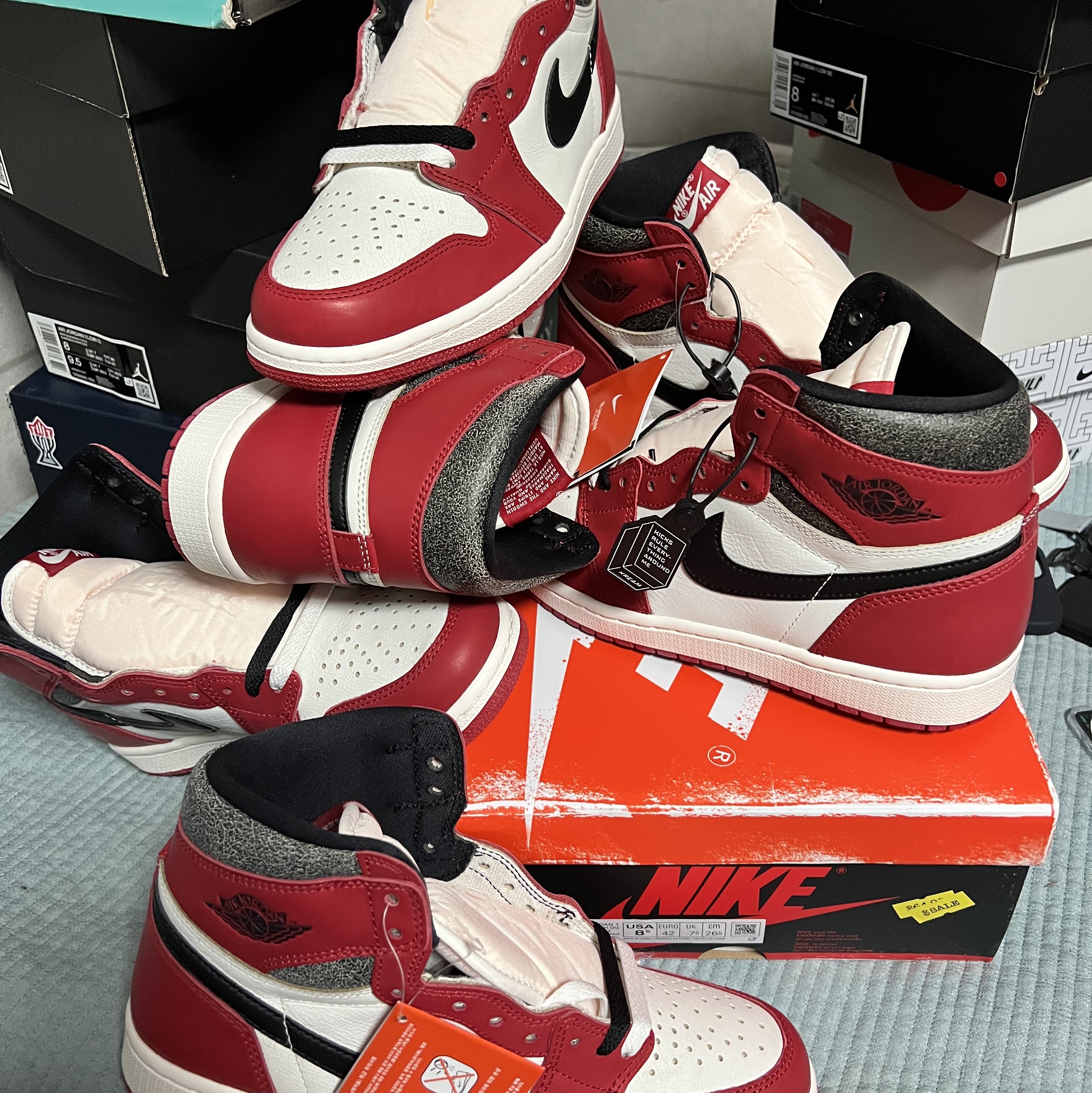 Jordan 1 Retro High OG Chicago 2022 착용 스타일