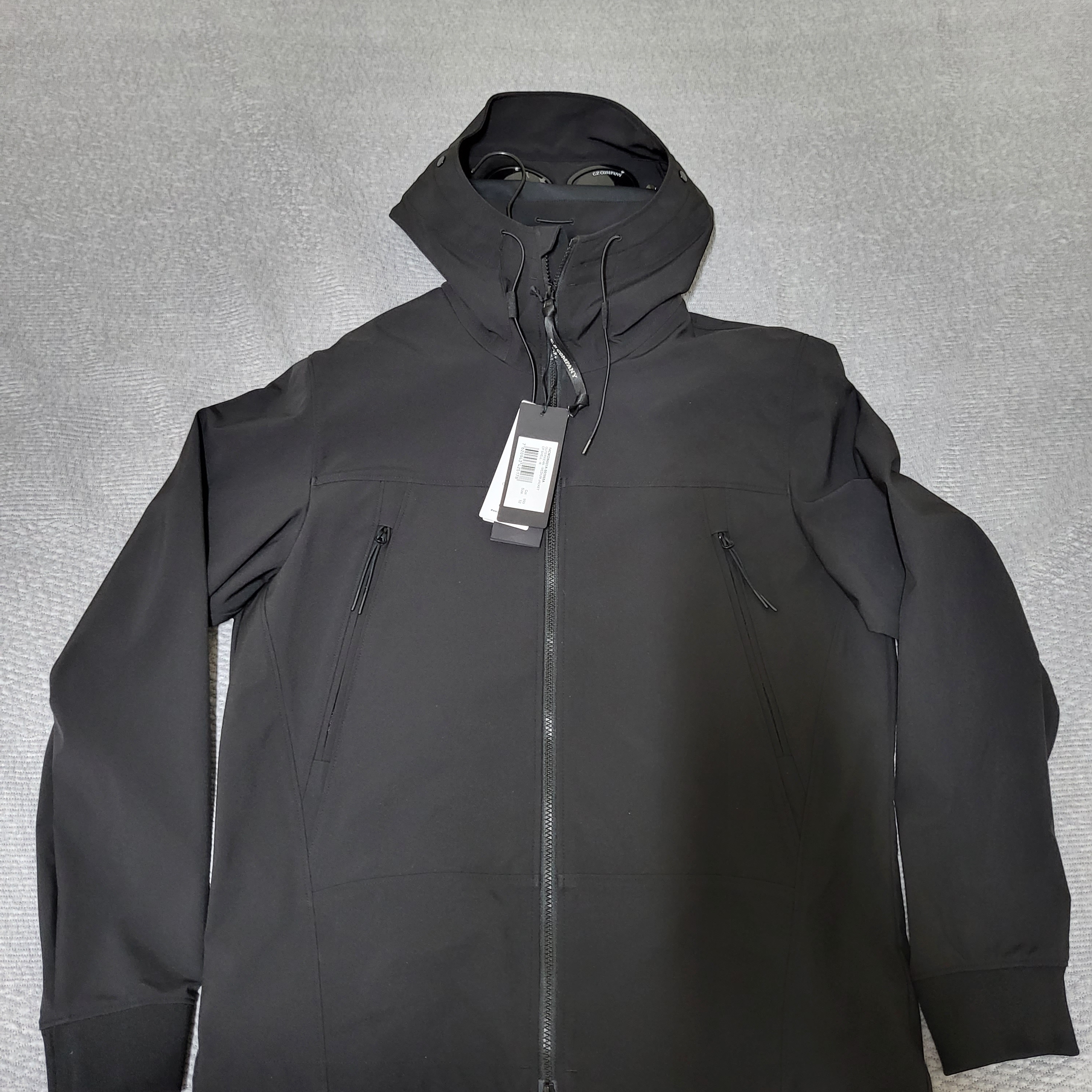 C.P. Company Shell-R Goggle Jacket Black - 23SS 착용 스타일 - 2