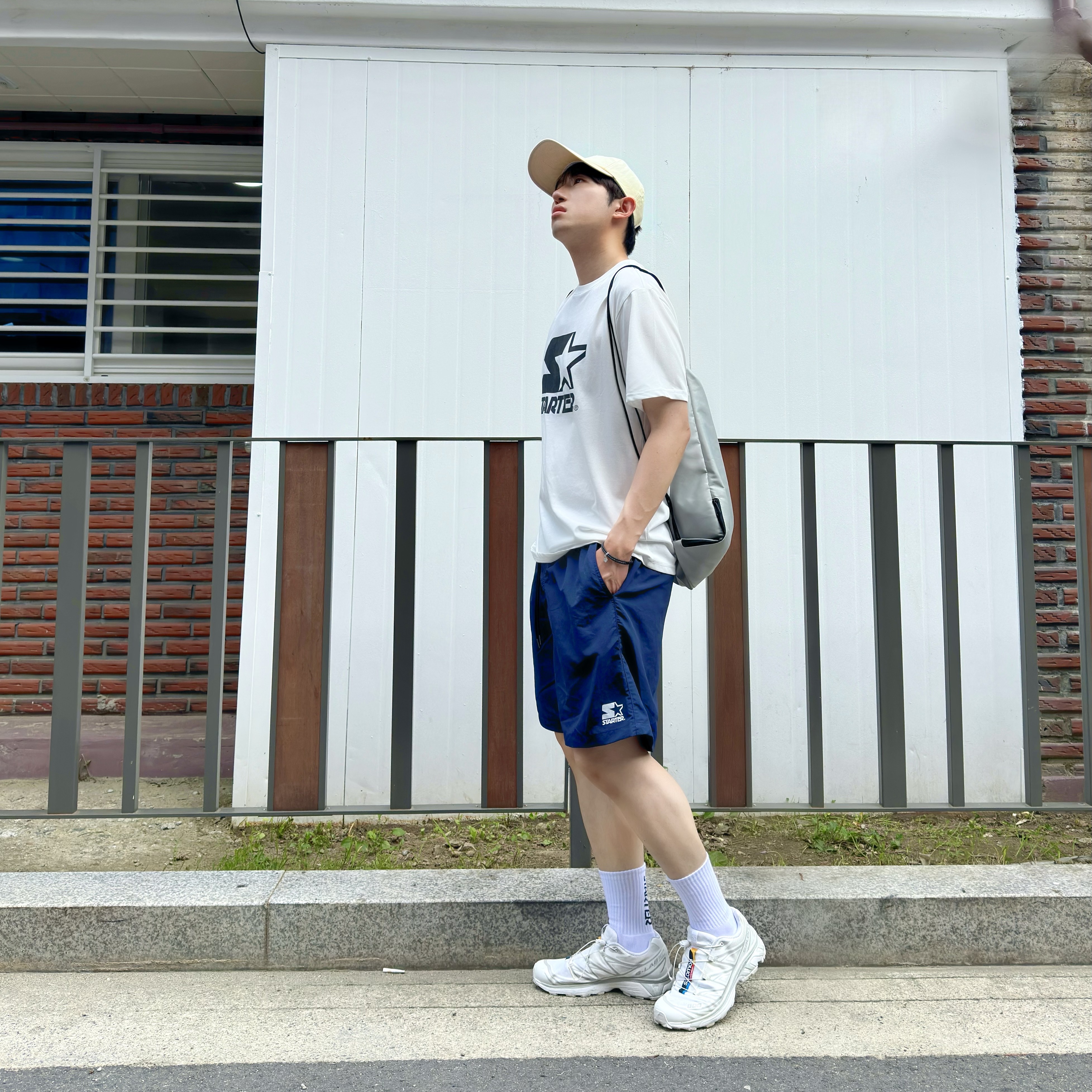 Salomon XT-6 ADV White 착용 스타일 - 1