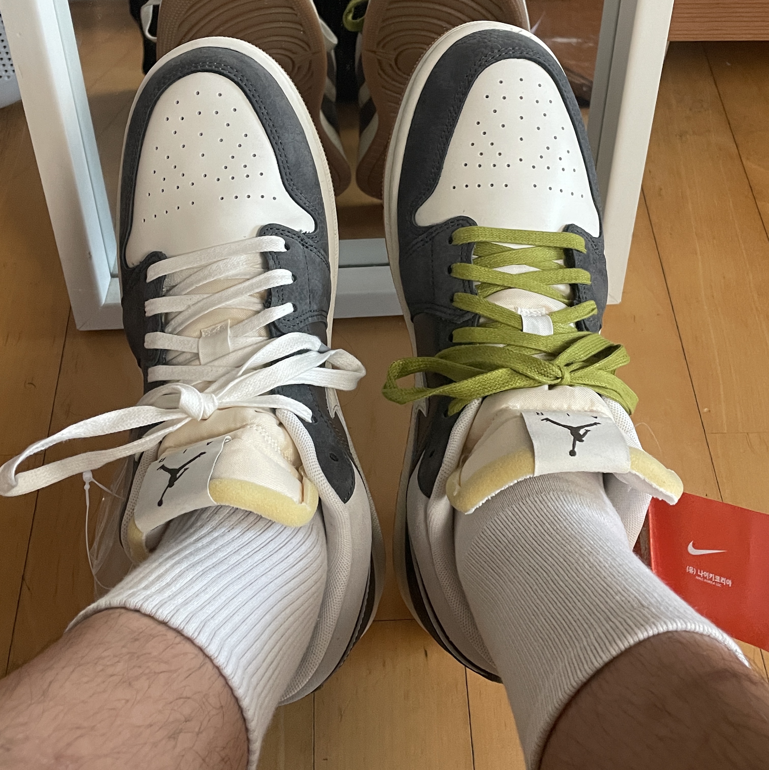 Jordan 1 Low Kkachi 착용 스타일