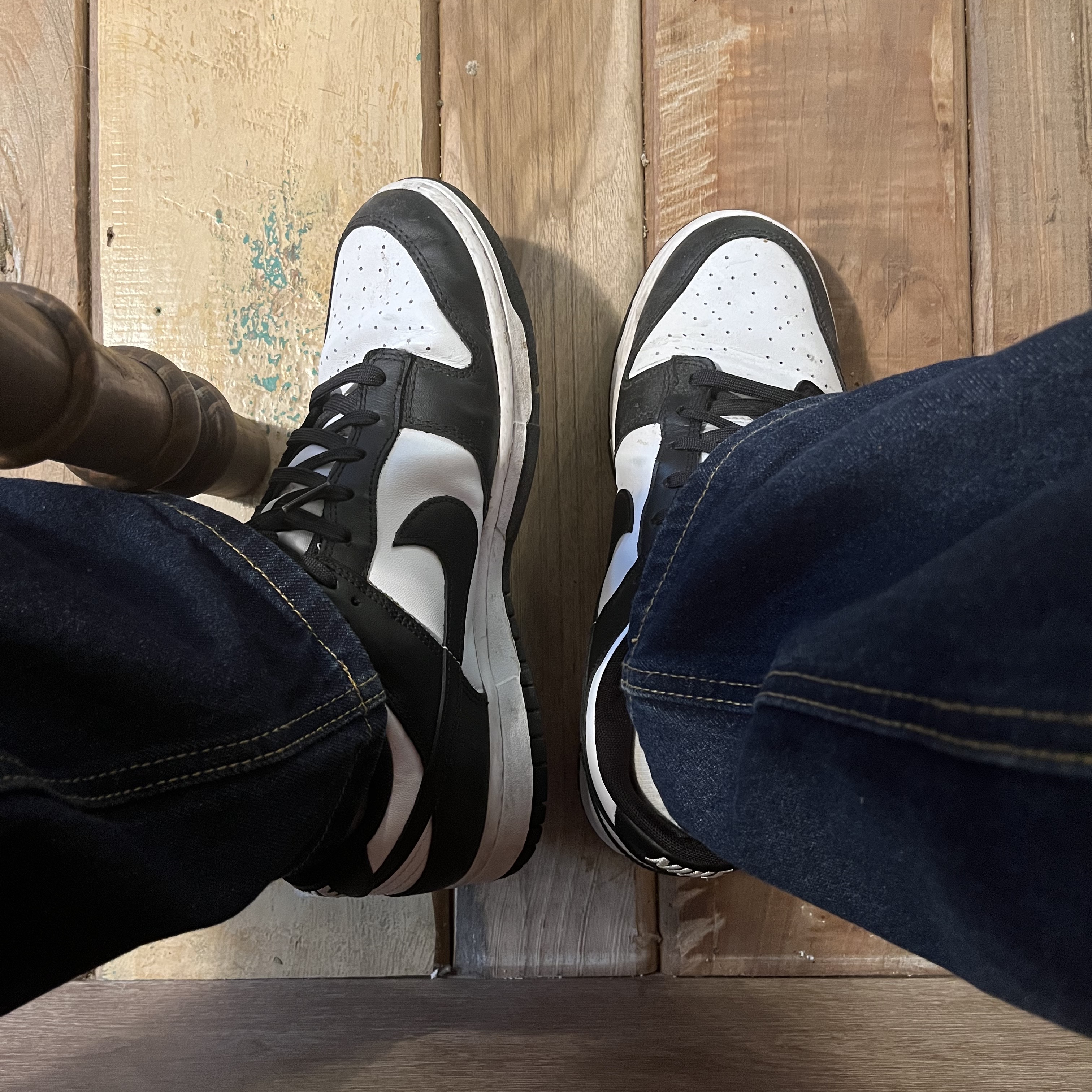 Nike Dunk Low Retro Black 착용 스타일