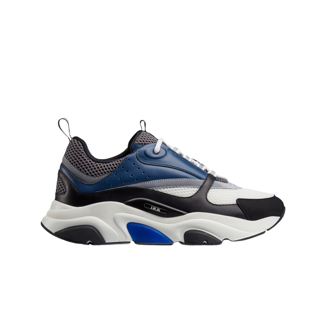 디올 B22 스니커즈 화이트 그레이 테크니컬 메쉬 블루 블랙 그레이 카프스킨