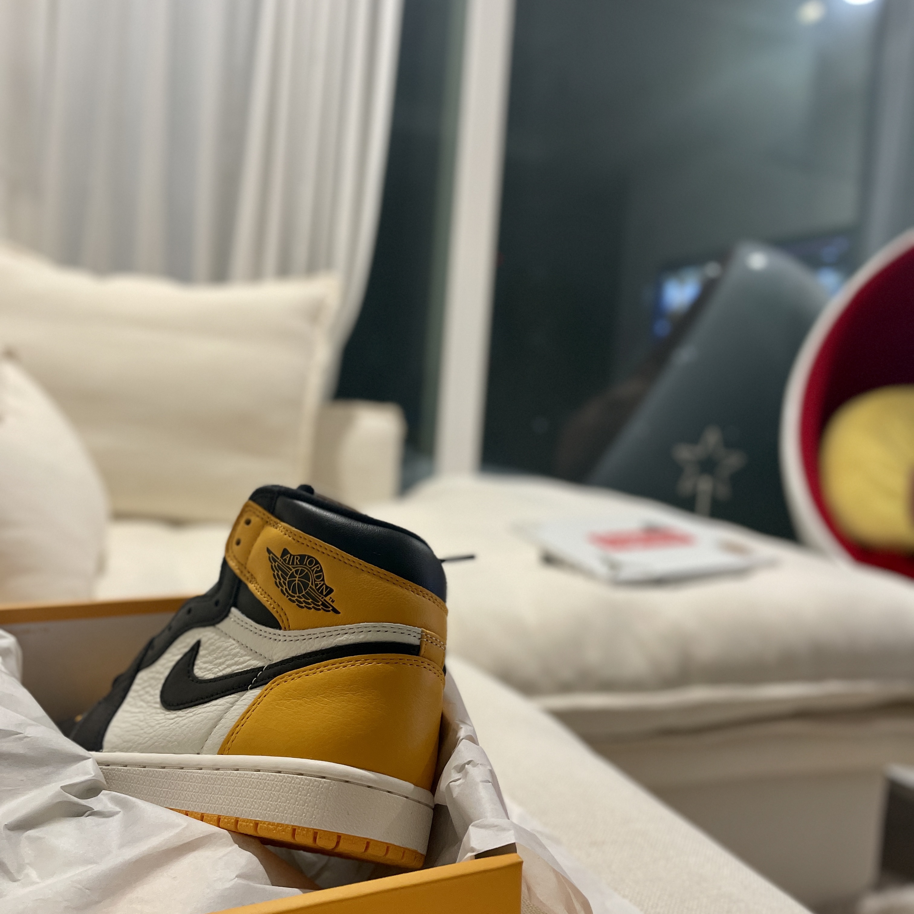 Jordan 1 Retro High OG Taxi 착용 스타일