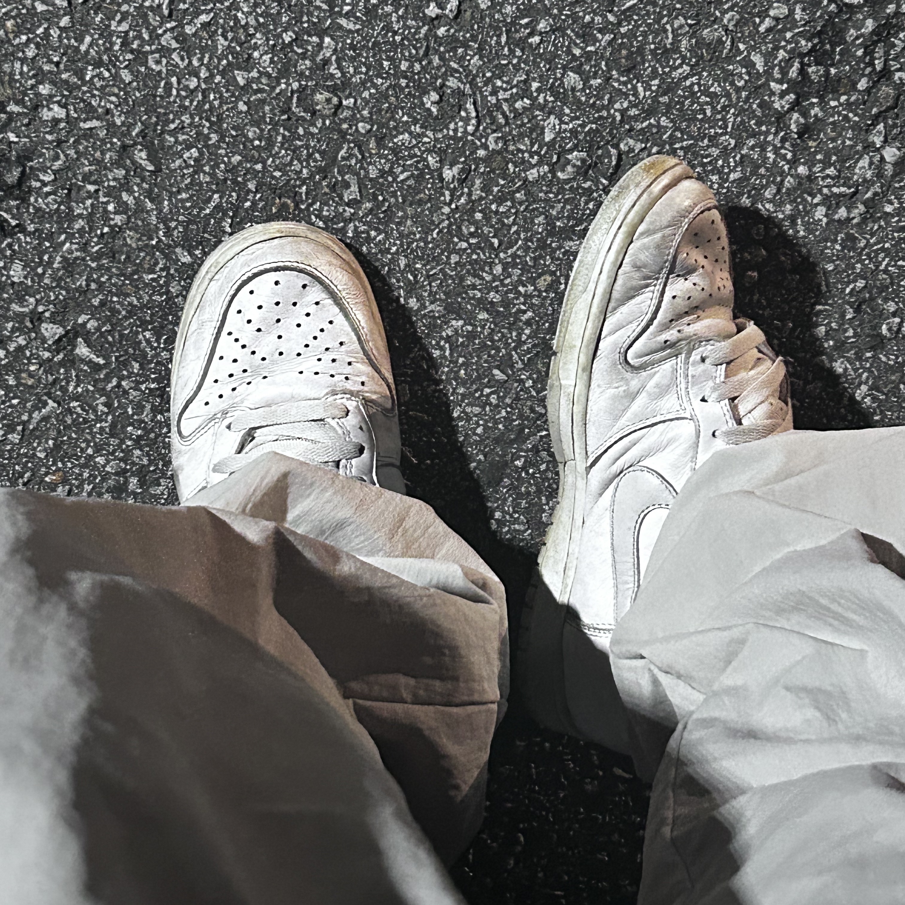 Nike Dunk High SP Pure Platinum 착용 스타일