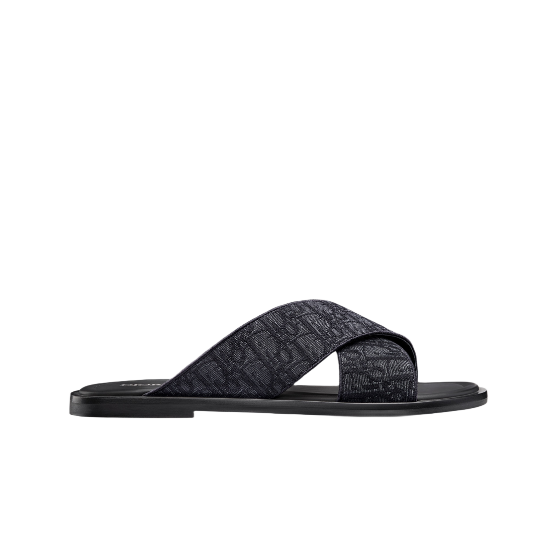 3SA126ZSA-H969 Dior Alias Sandal Black Dior Oblique Jacquard