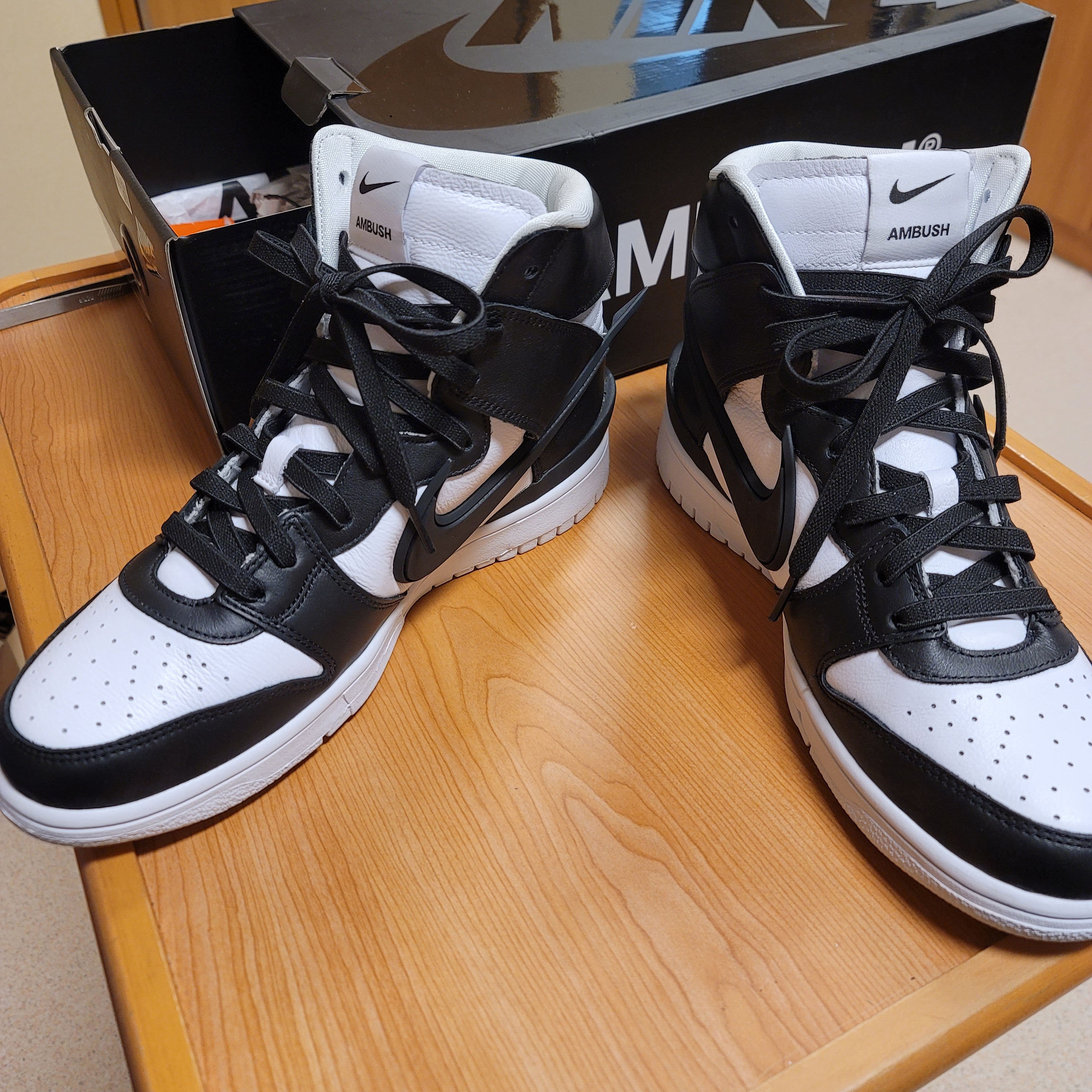 Nike x Ambush Dunk High Black 착용 스타일 - 4