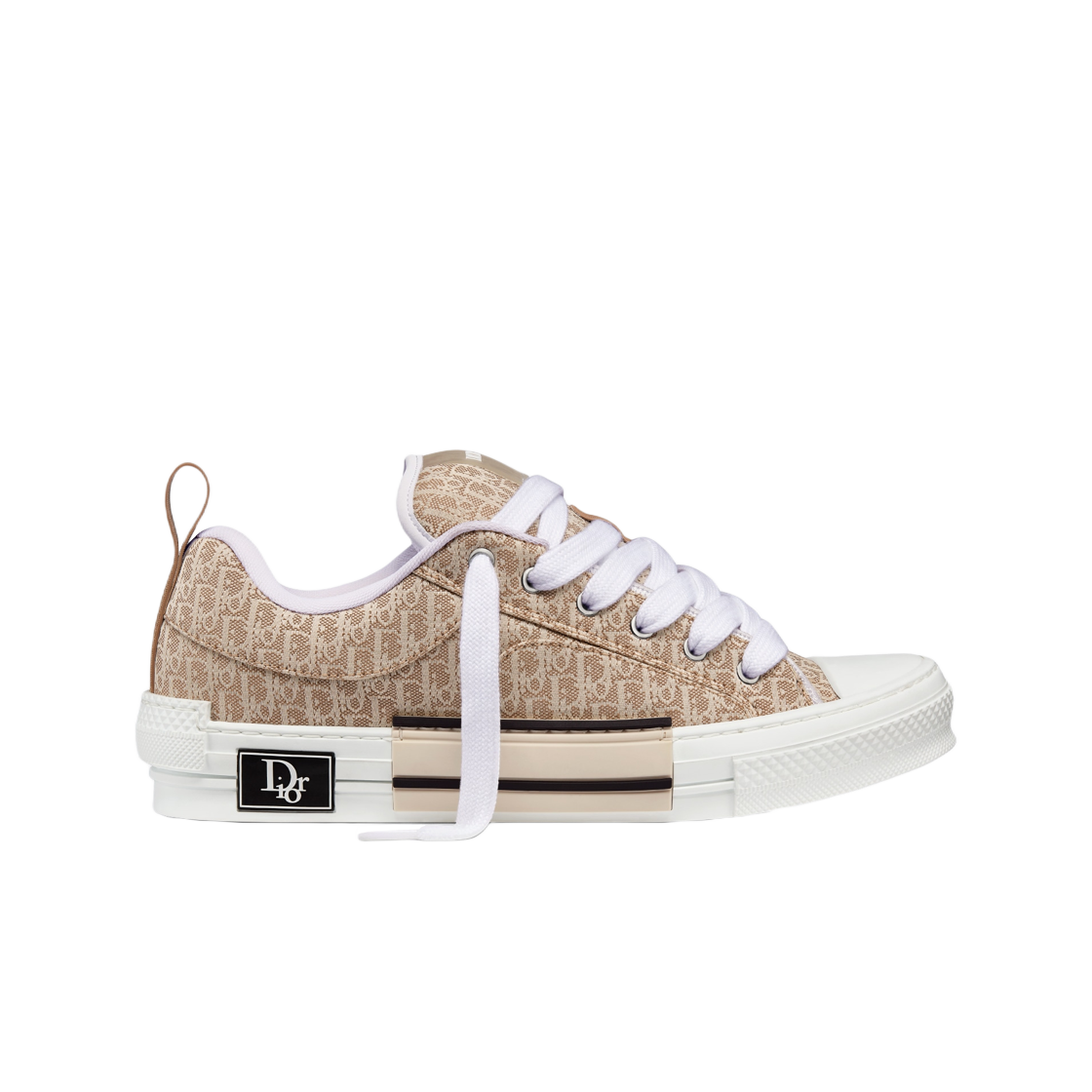 디올 B23 스케이터 스니커즈 베이지 디올 오블리크 자카드(Dior B23 Skater Sneakers Beige Dior Oblique Jacquard) - 1