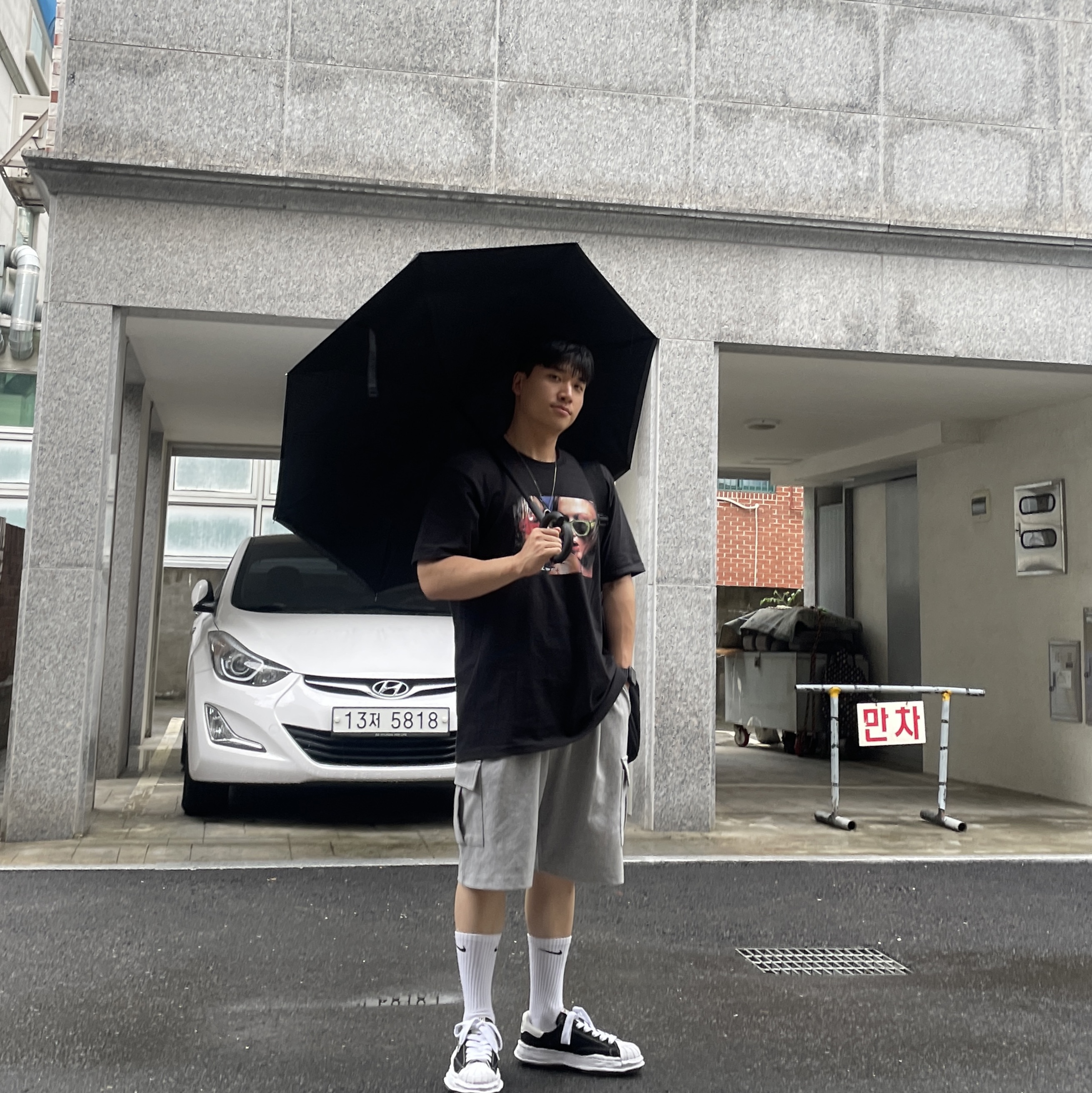 Supreme Eyewear T-Shirt Black - 23SS, Maison Mihara Yasuhiro Blakey OG Sole Canvas Low-top Sneakers Black White 착용 스타일