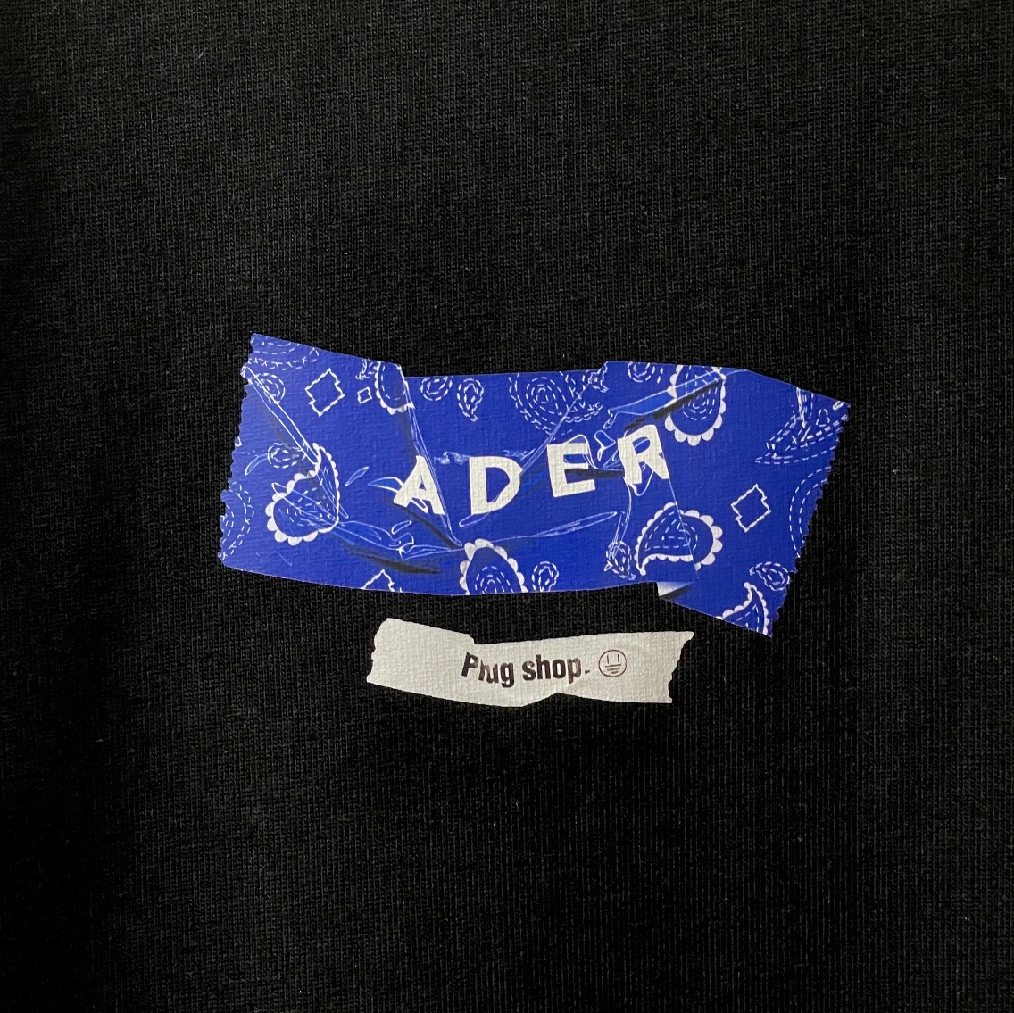 Ader Error Plugshop Jamsil T-Shirt Off White 착용 스타일 - 3