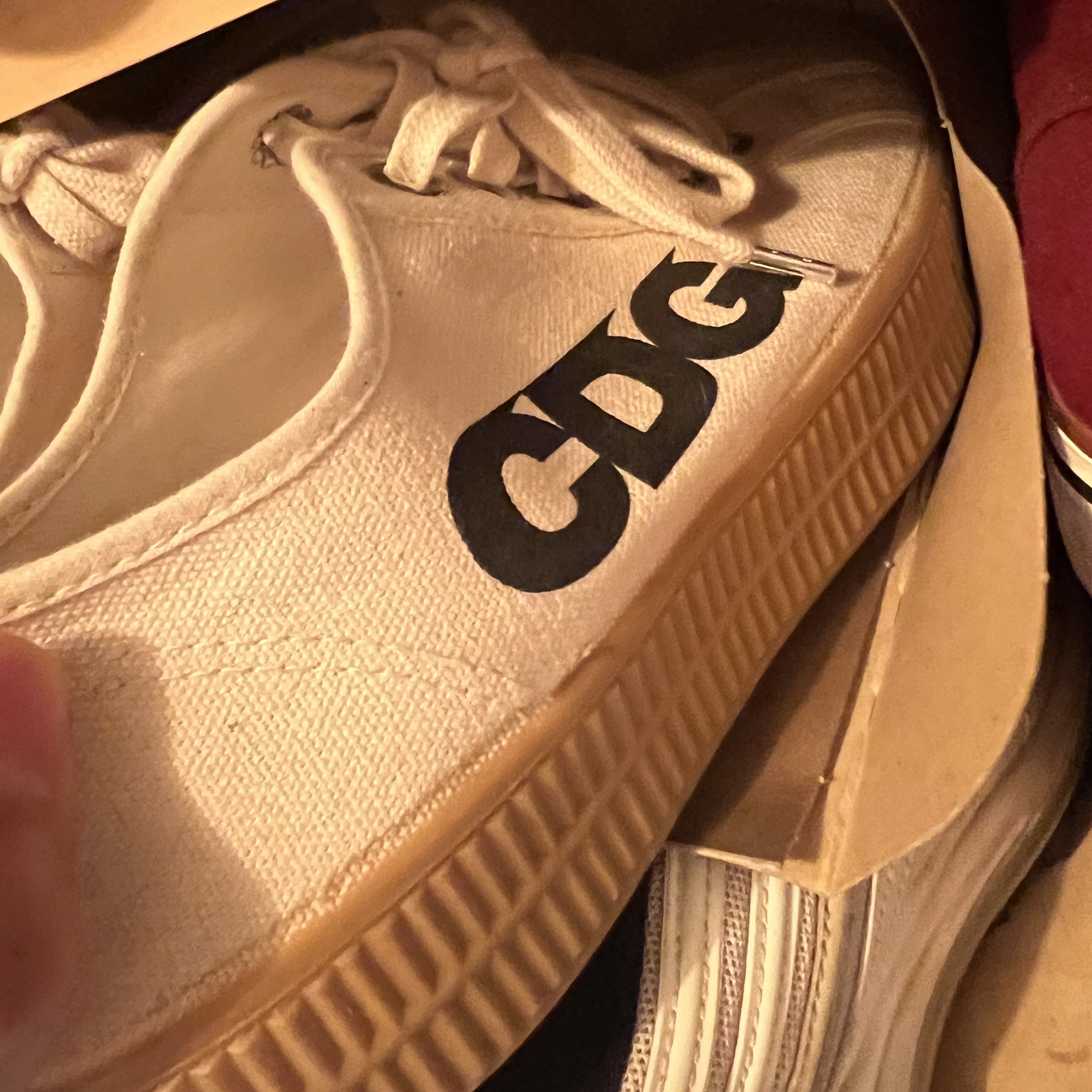 CDG x Novesta Star Master White 착용 스타일