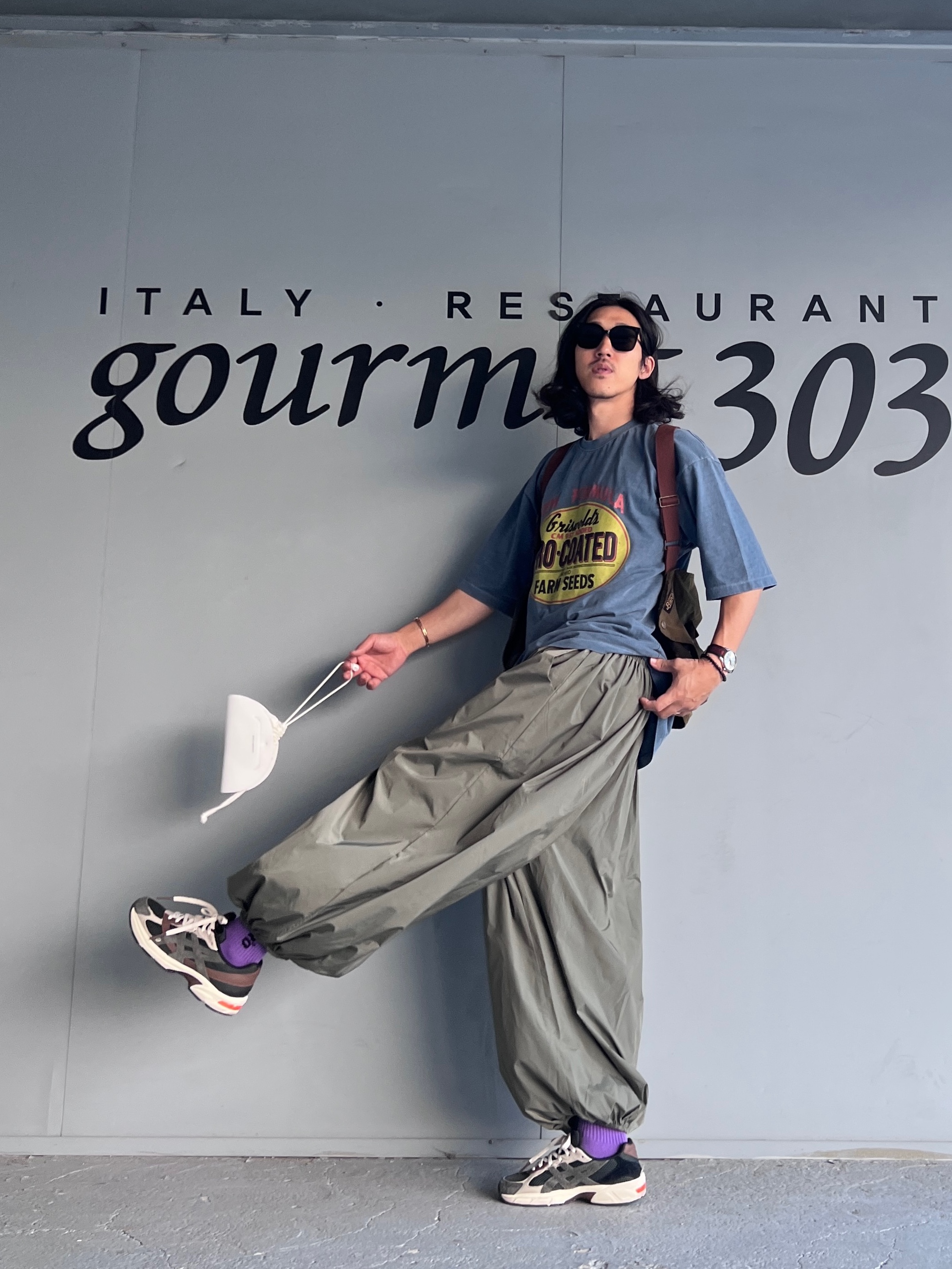 Asics x Hal Studios Gel-1130 MK-II Forest 착용 스타일 - 2