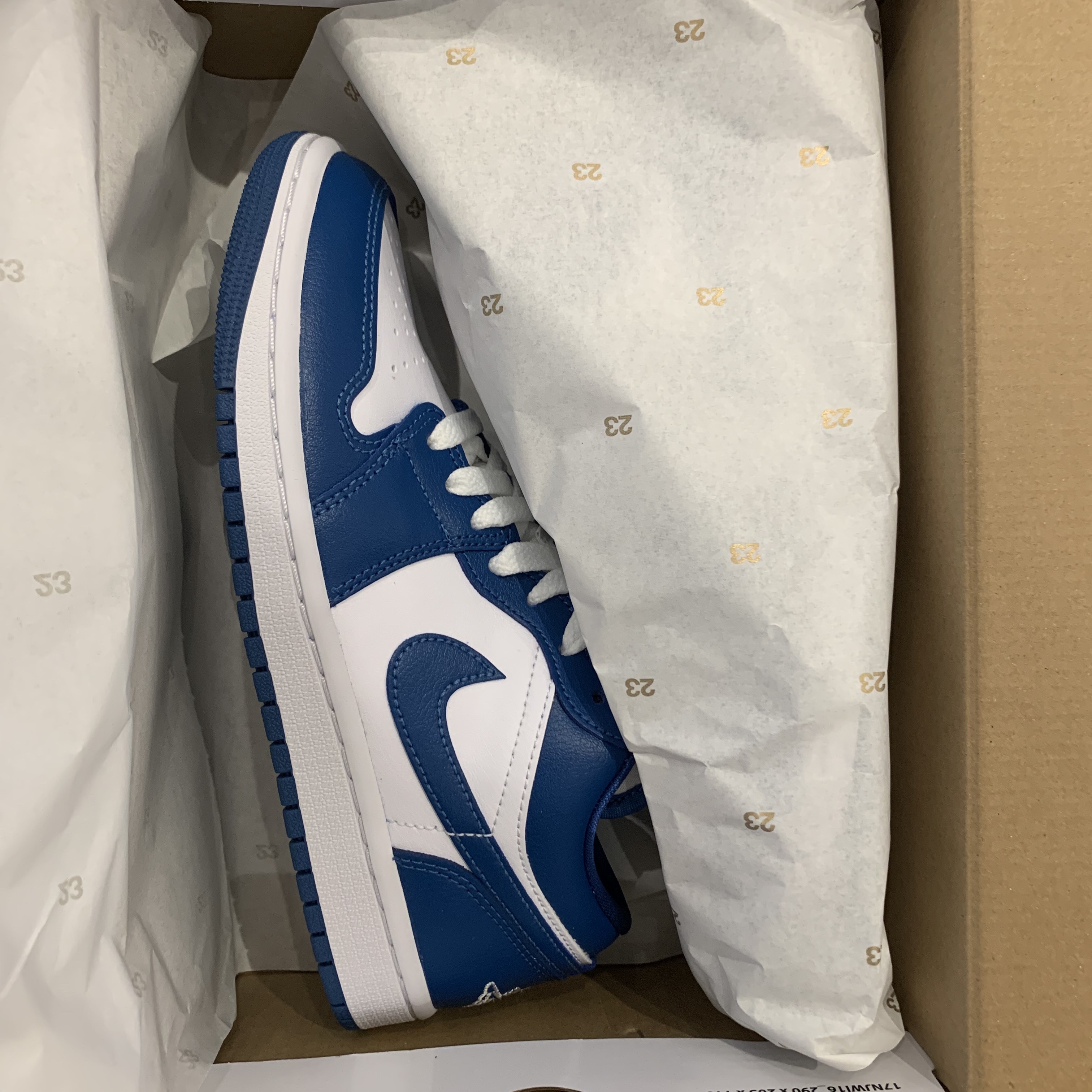(W) Jordan 1 Low White Dark Marina Blue 착용 스타일