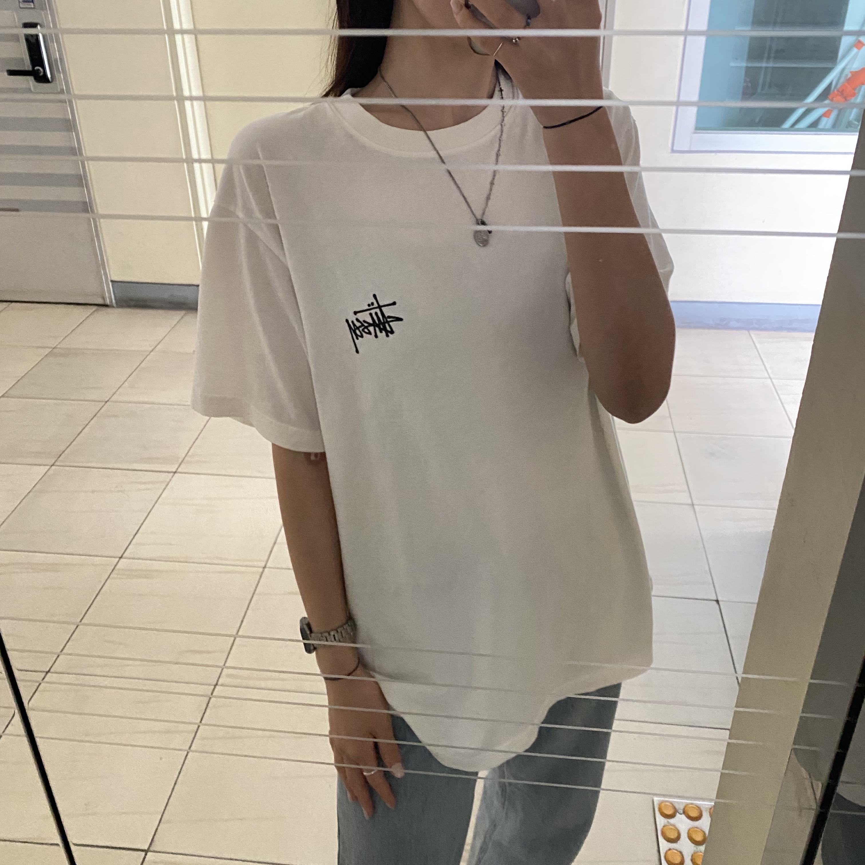 Stussy Basic Stussy Pigment Dyed T-Shirt Natural 2022 착용 스타일