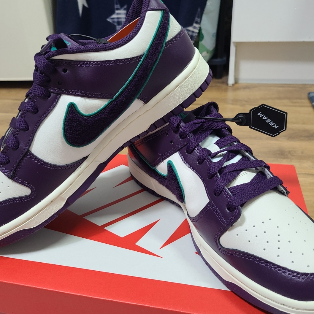 Nike Dunk Low Grand Purple 착용 스타일 - 1