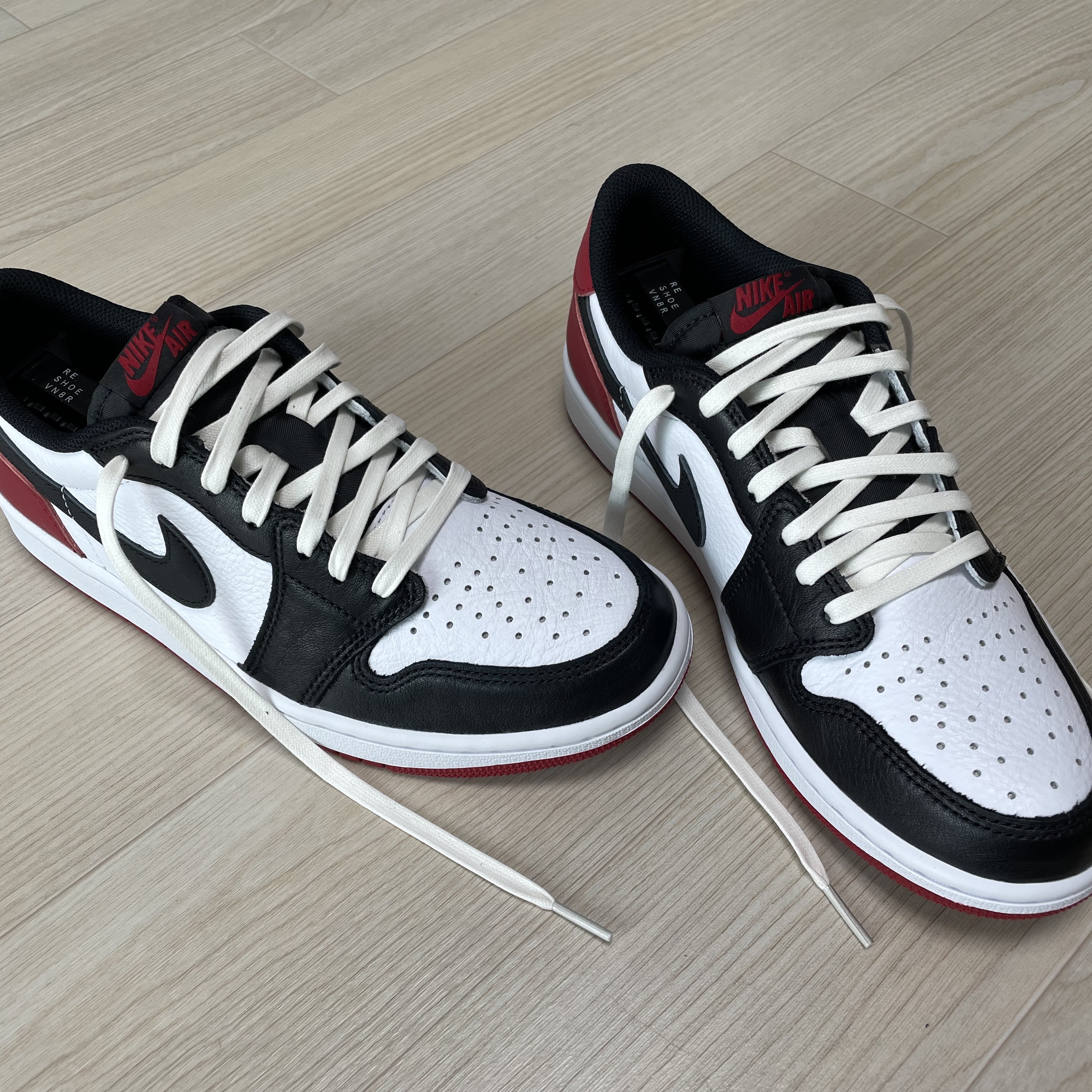 Jordan 1 Retro Low OG Black Toe 착용 스타일