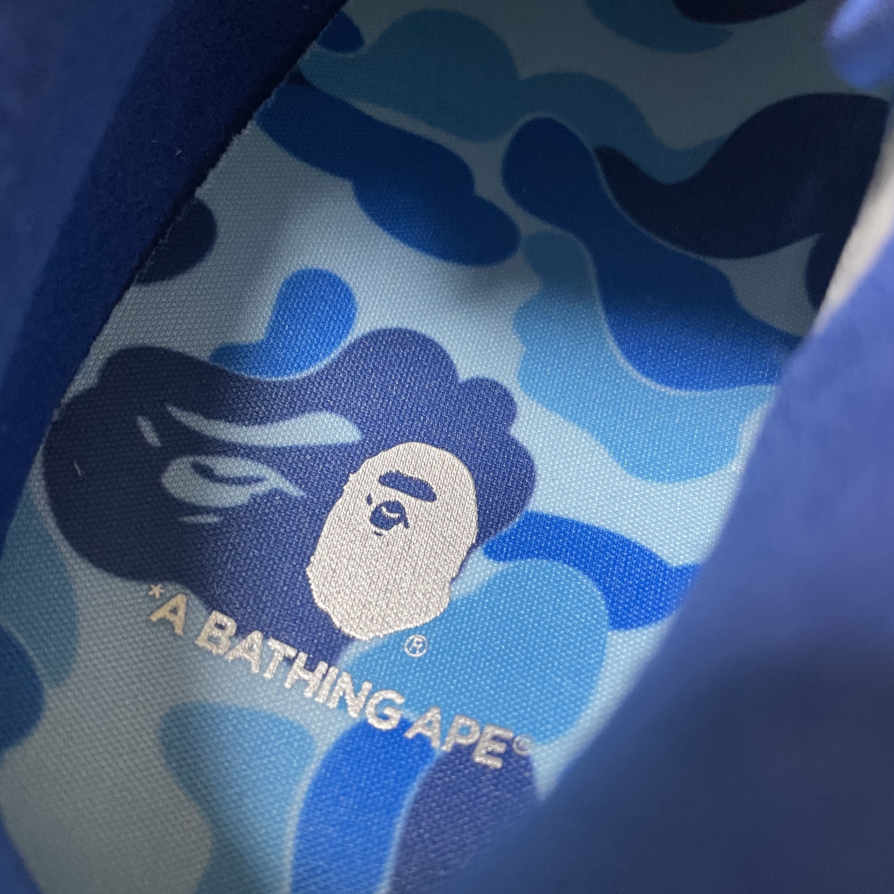 Adidas x BAPE Forum 84 Low Blue Camo 착용 스타일 - 2