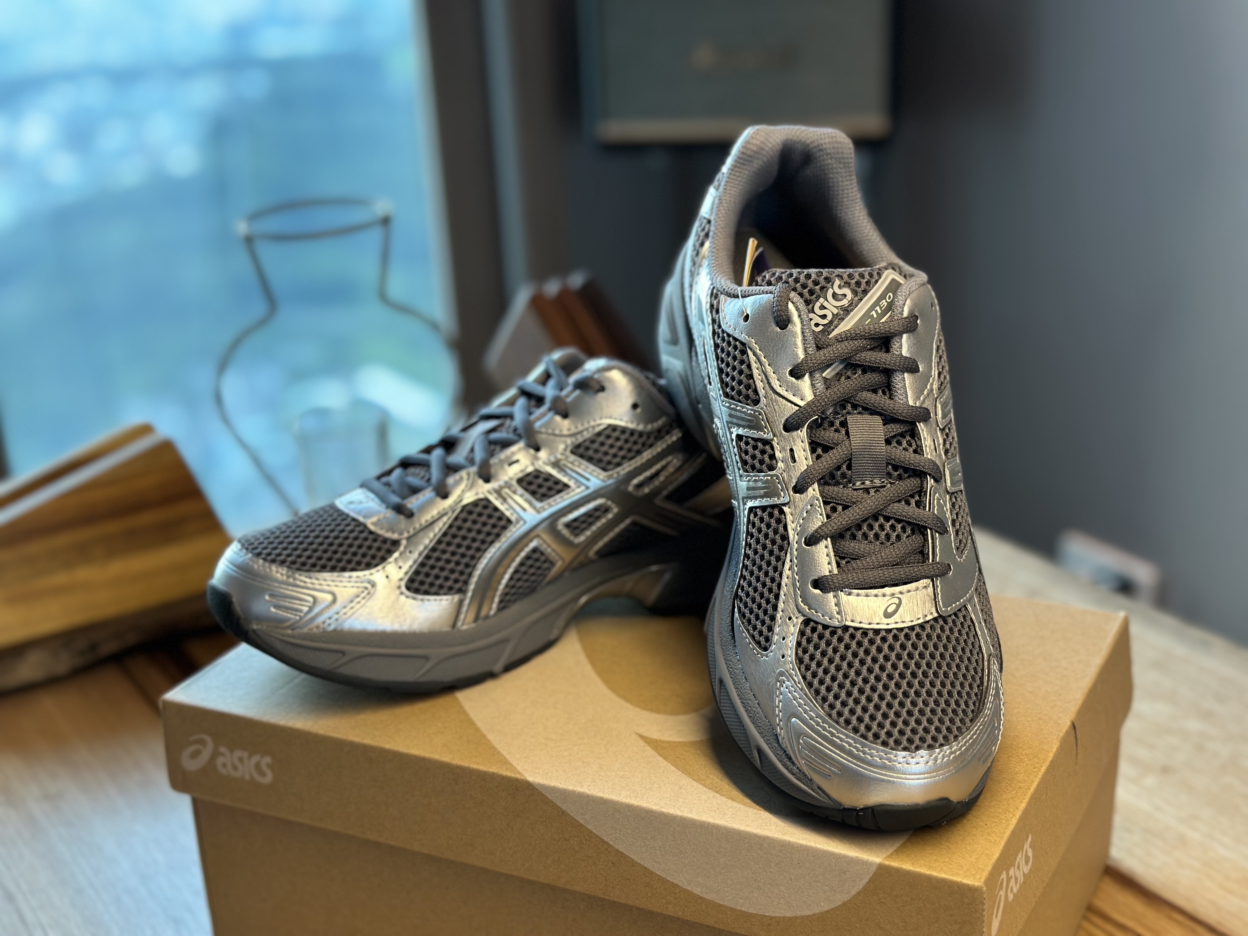 Asics Gel-1130 Steel Grey Pure Silver 착용 스타일 - 2