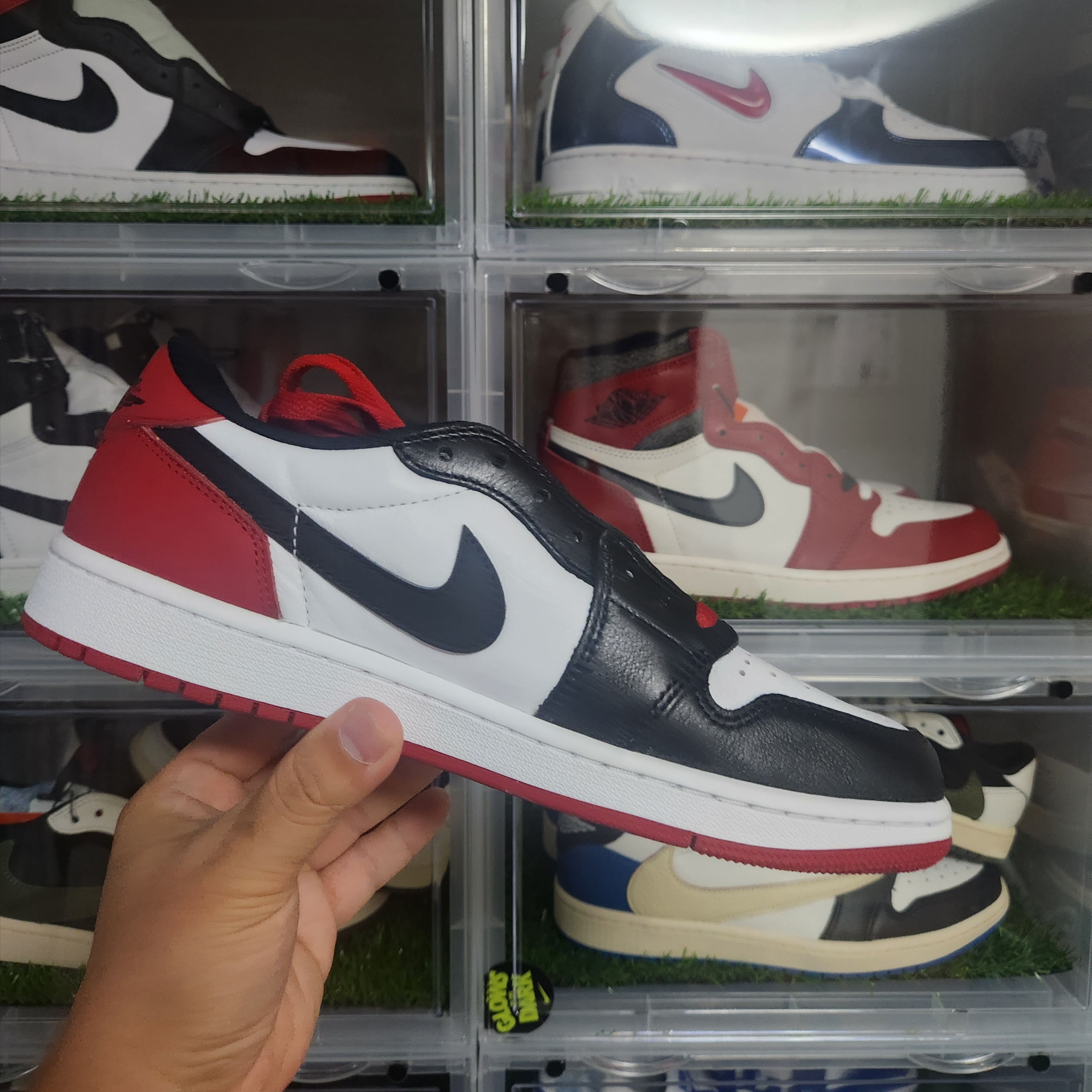 Jordan 1 Retro Low OG Black Toe 착용 스타일 - 2