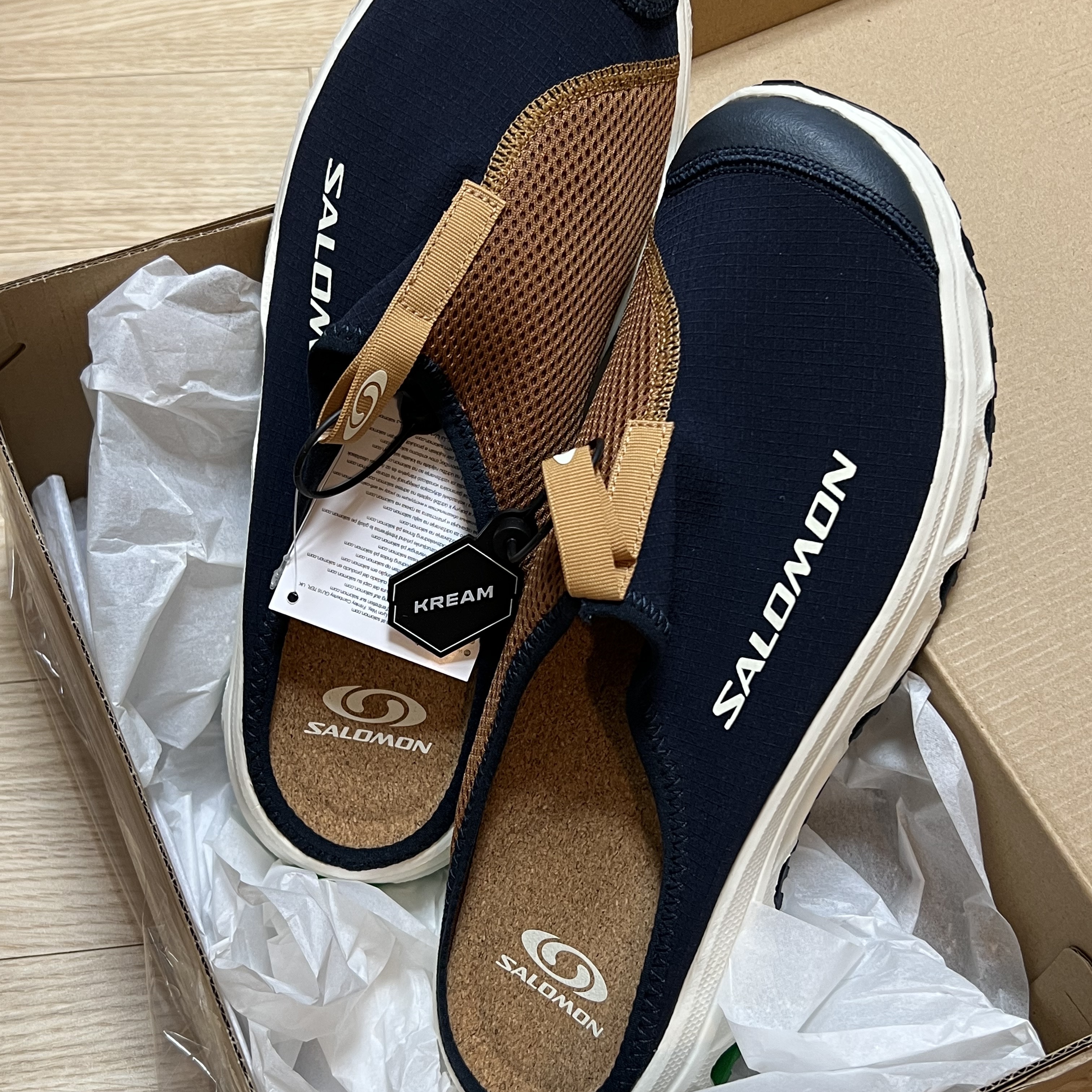 Salomon RX Slide 3.0 Dark Sapphire 착용 스타일