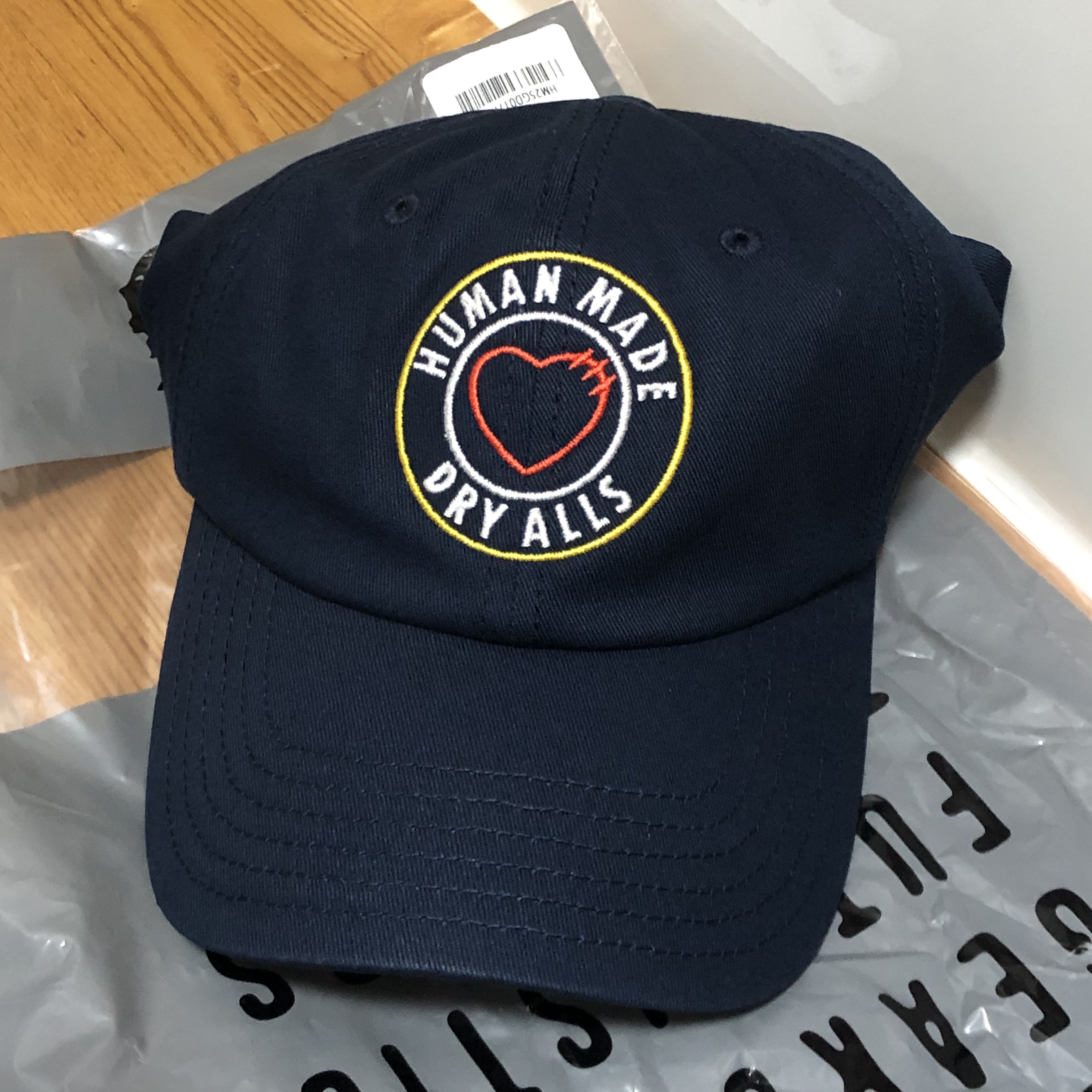 Human Made 6 Panel Twill Cap #2 Navy 착용 스타일