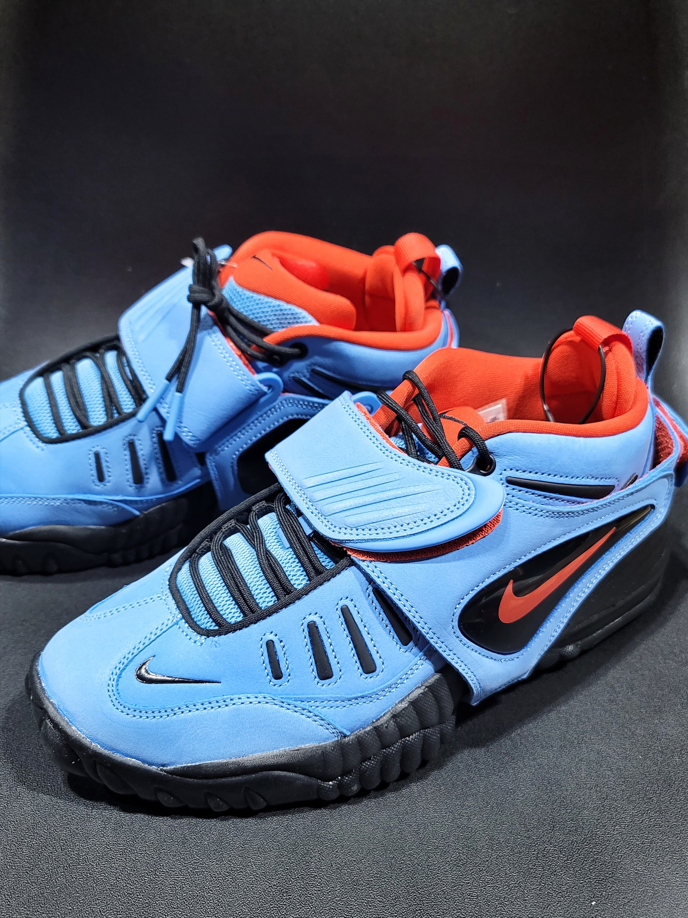 Nike x Ambush Air Adjust Force SP University Blue and Habanero Red 착용 스타일 - 1