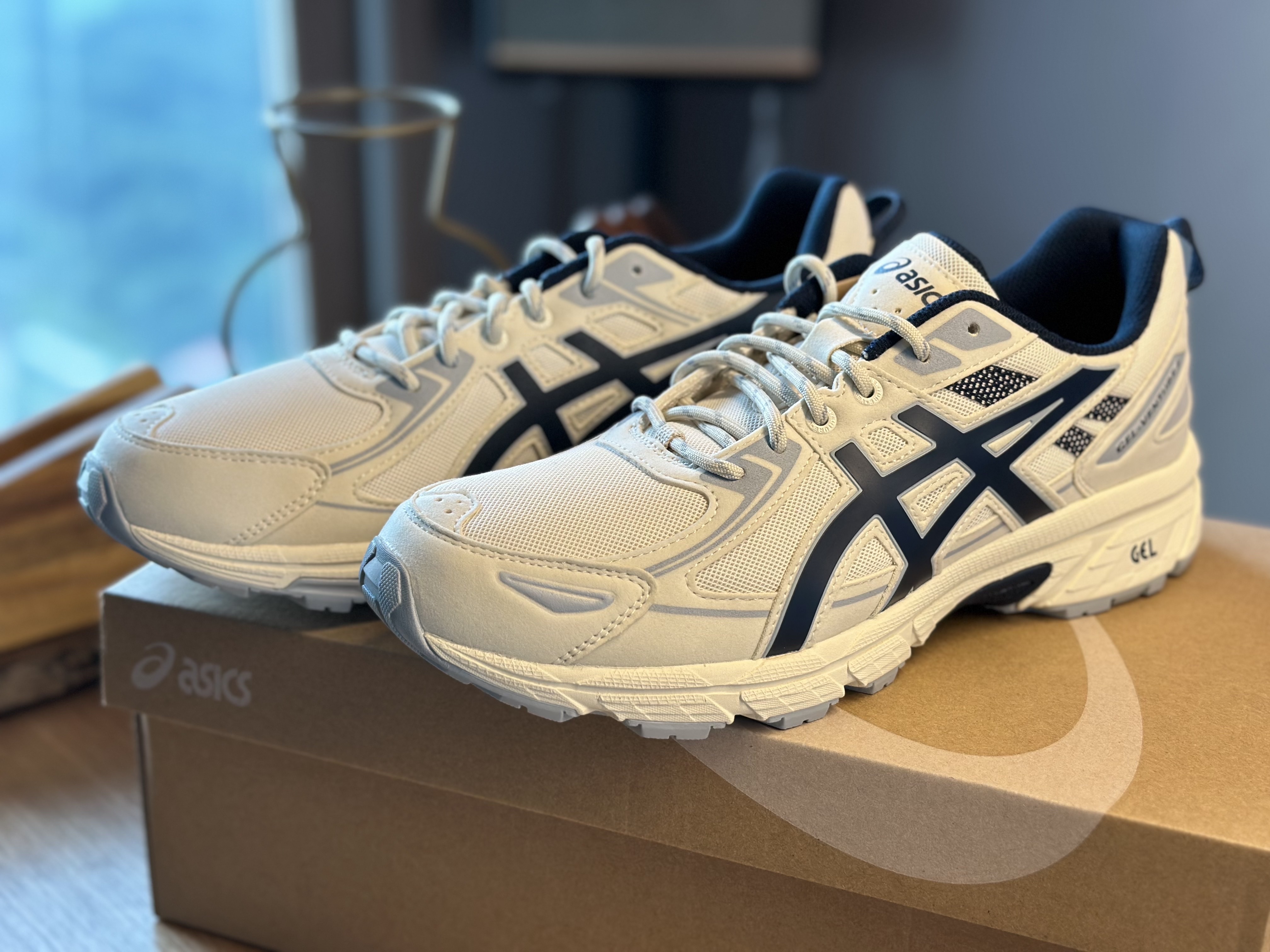 Asics Gel-Venture 6 SPS Birch French Blue 착용 스타일 - 2
