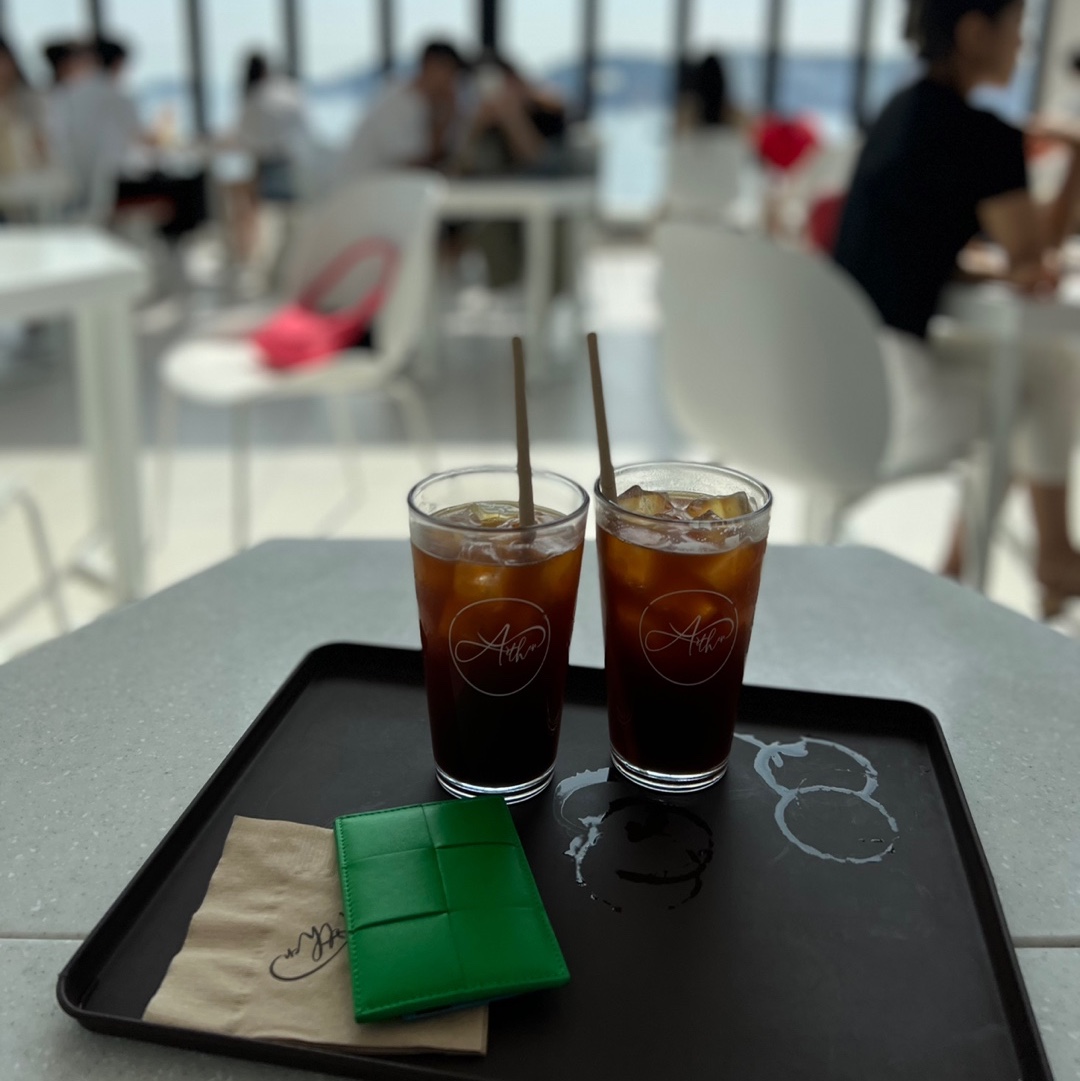 Bottega Veneta Credit Card Case Calfskin Parakeet 착용 스타일 - 1