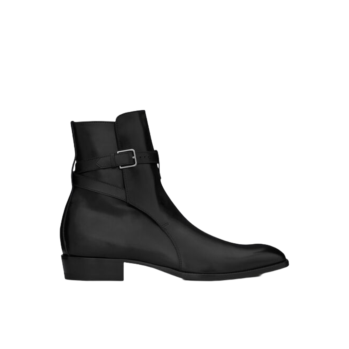 생로랑 와이어트 조드퍼 부츠 스무스 레더 블랙(Saint Laurent Wyatt Jodhpur Boots in Smooth Leather Black) - 1