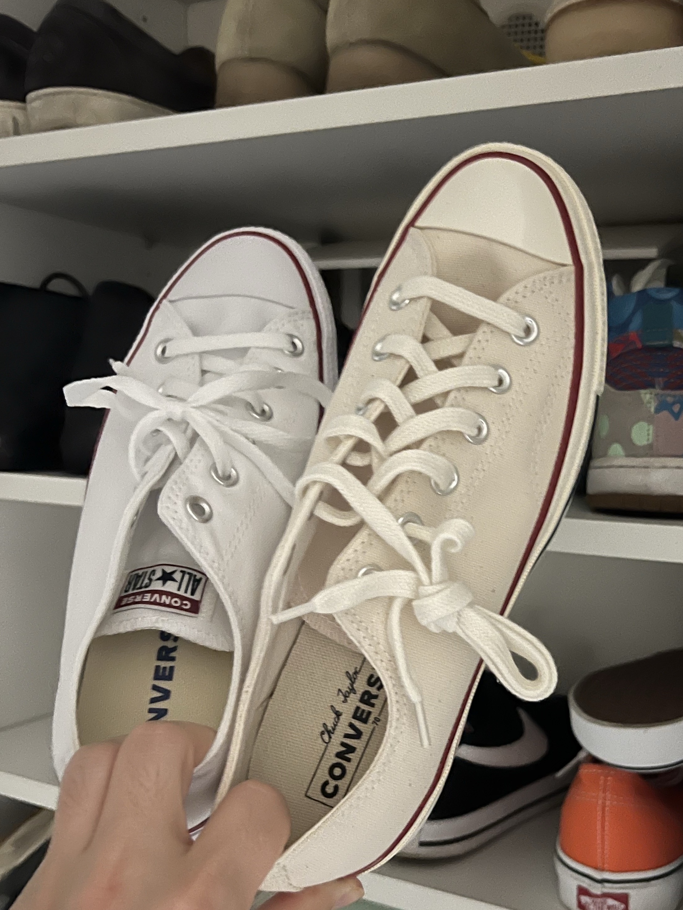 Converse Chuck 70 Ox Parchment, Converse Chuck Taylor All Star Ox Optical White 착용 스타일