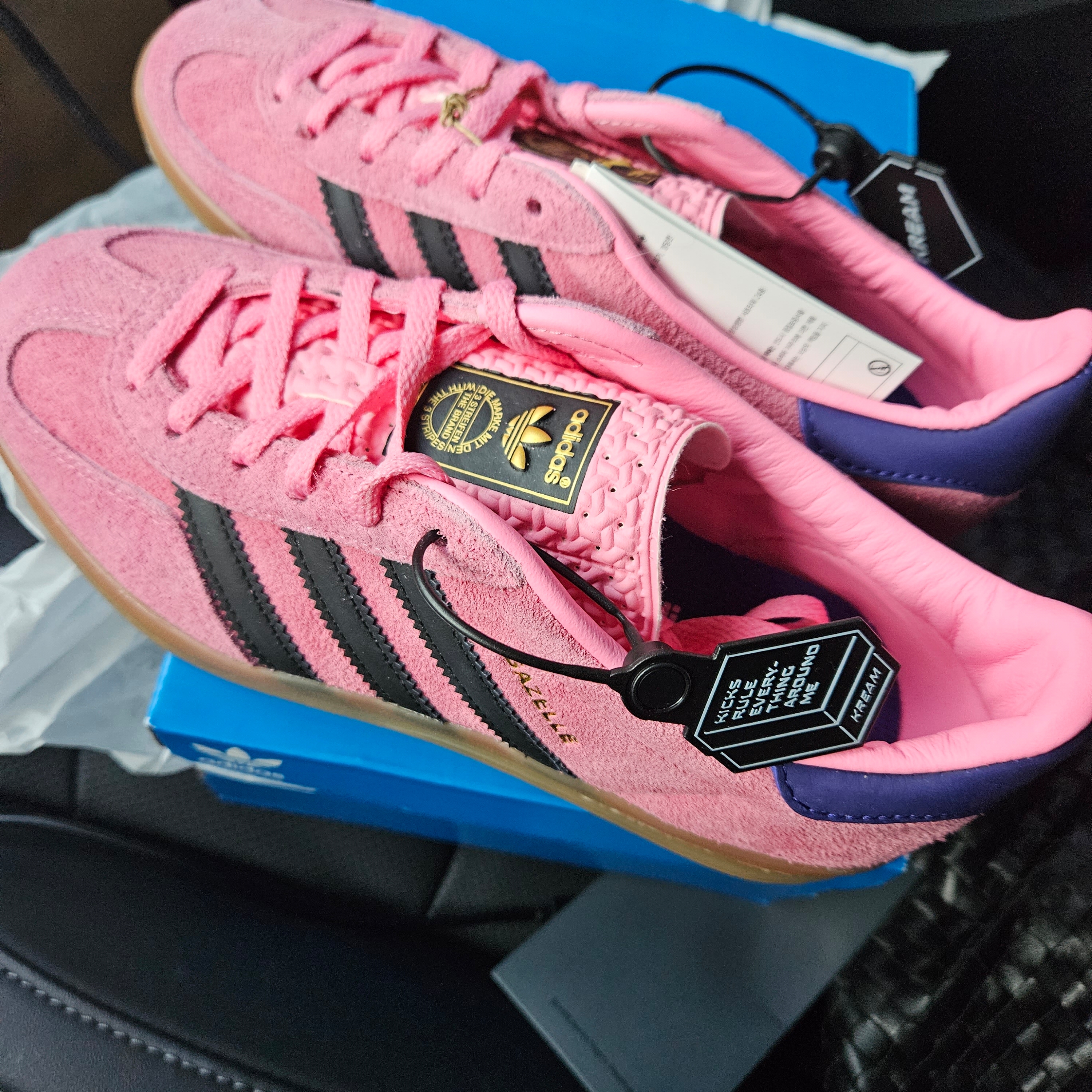 (W) Adidas Gazelle Indoor Bliss Pink 착용 스타일