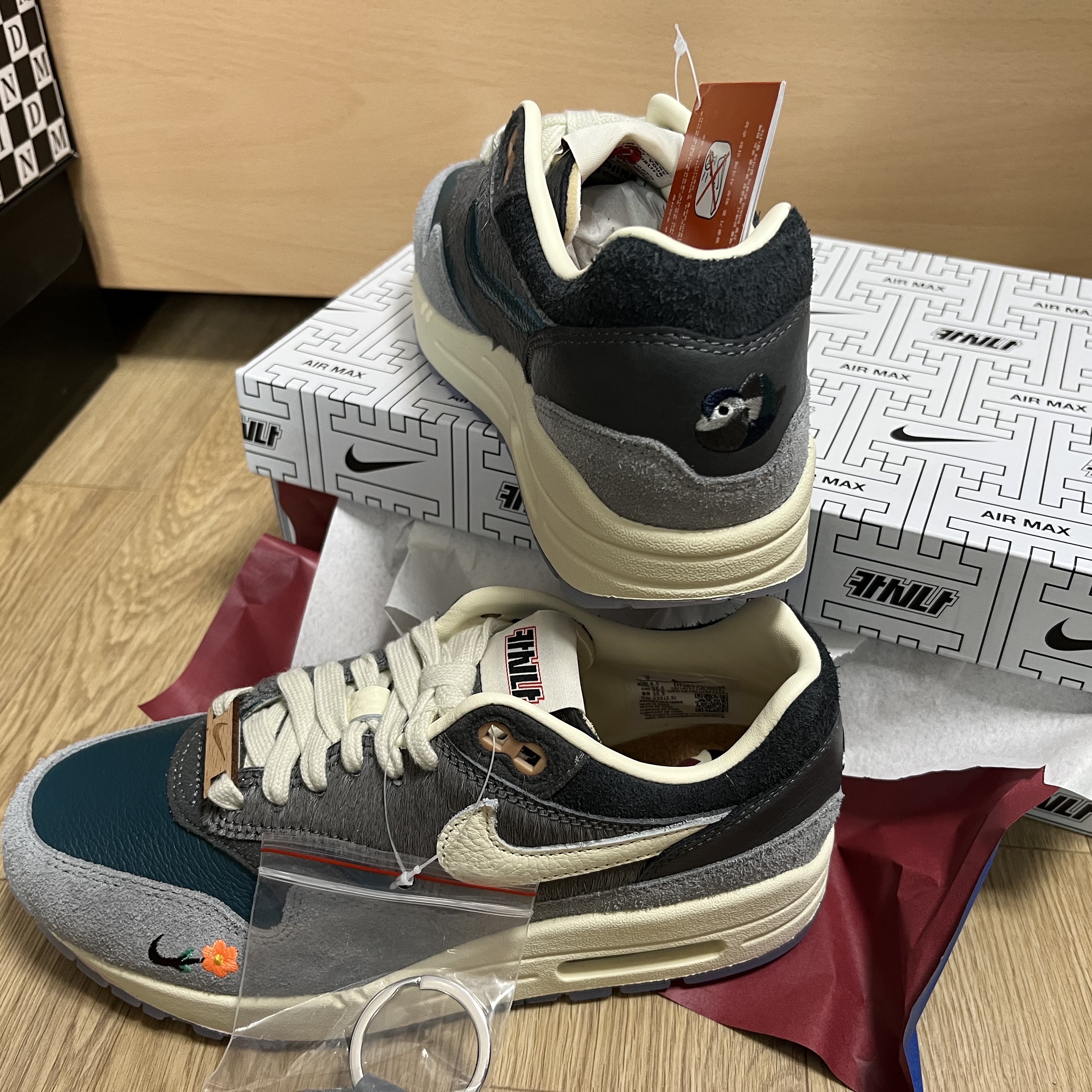 Nike x Kasina Air Max 1 SP Won-Ang Particle Grey 착용 스타일