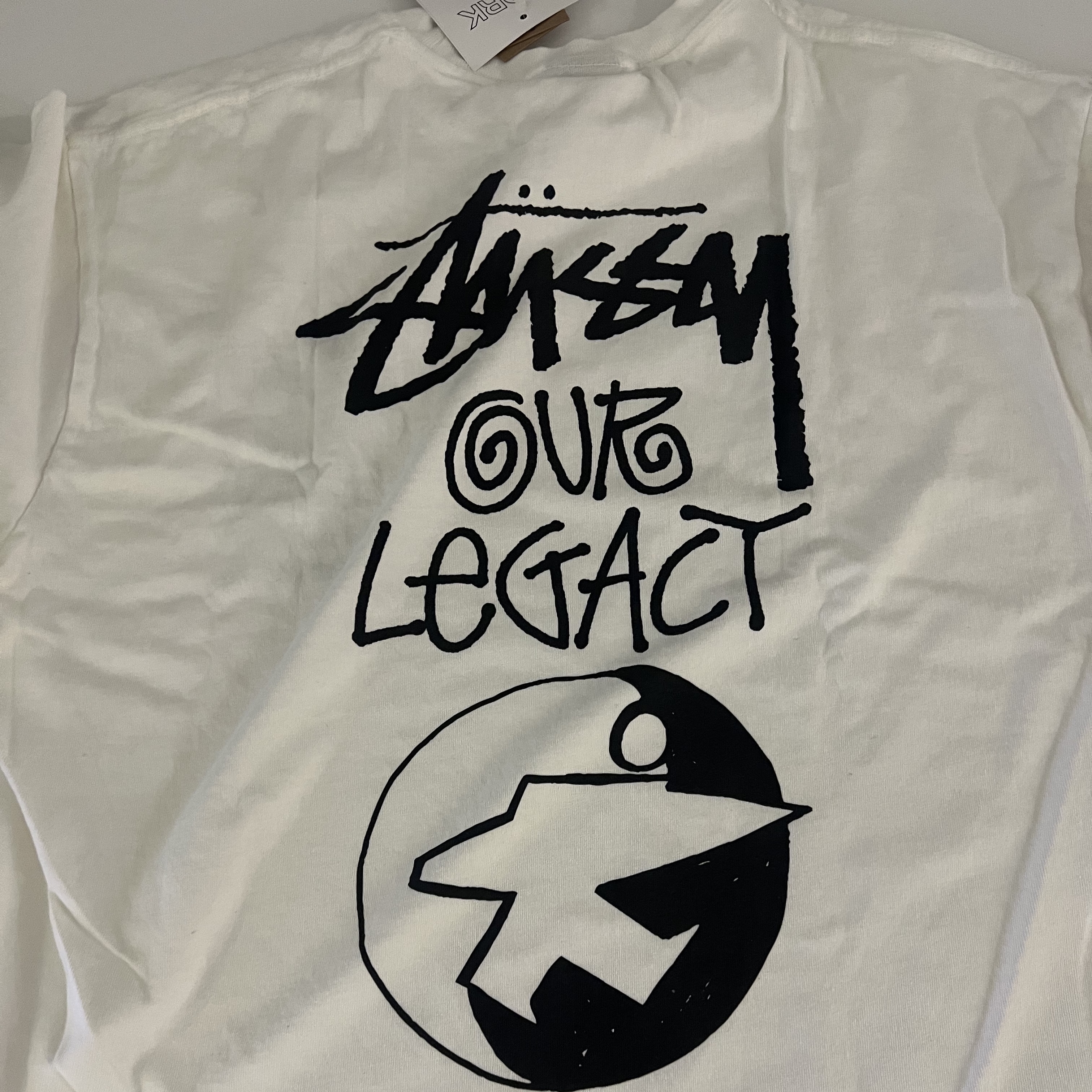 Stussy x Our Legacy Surfman Pig. Dyed T-Shirt Natural - 21FW 착용 스타일 - 2