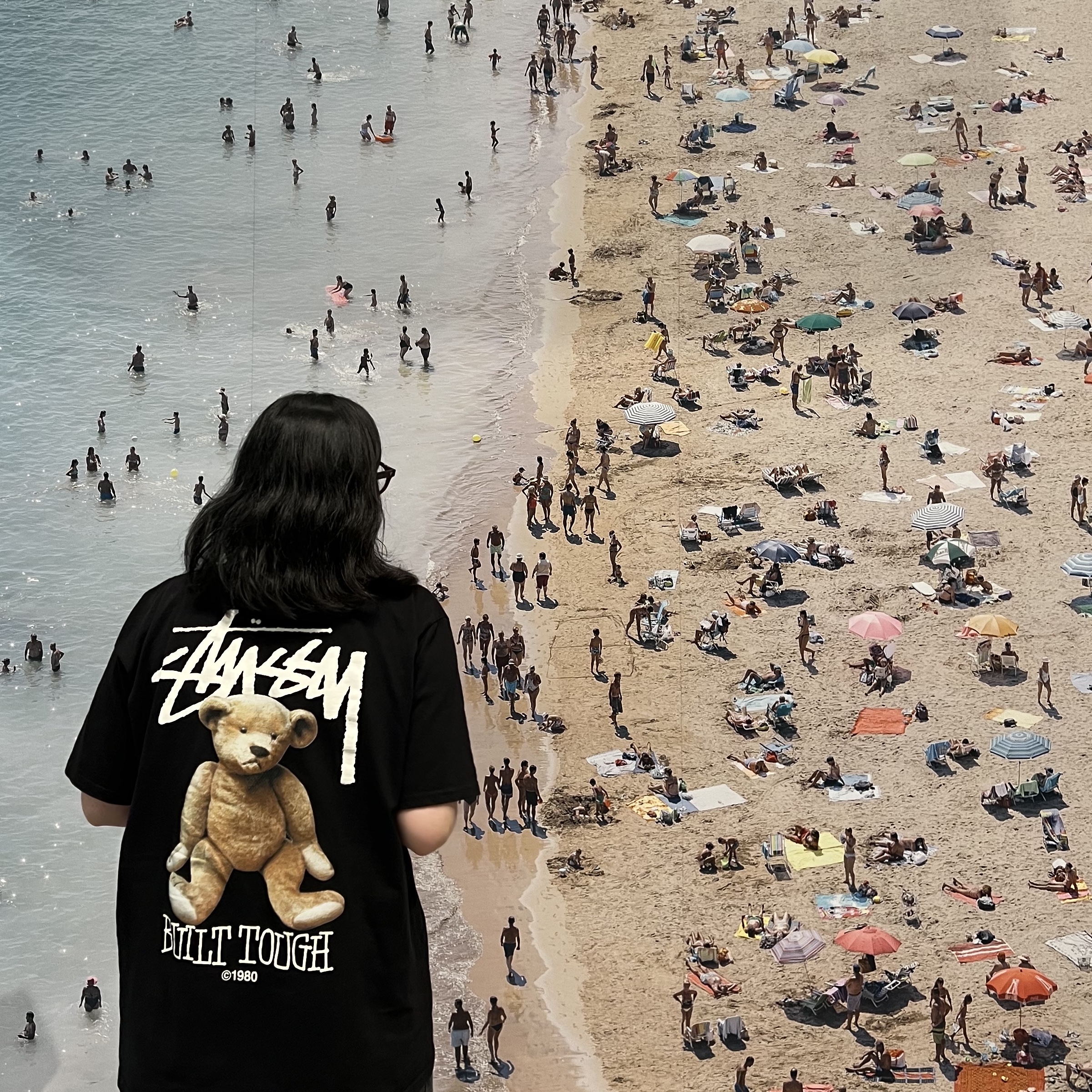Stussy Built Tough T-Shirt Black 착용 스타일