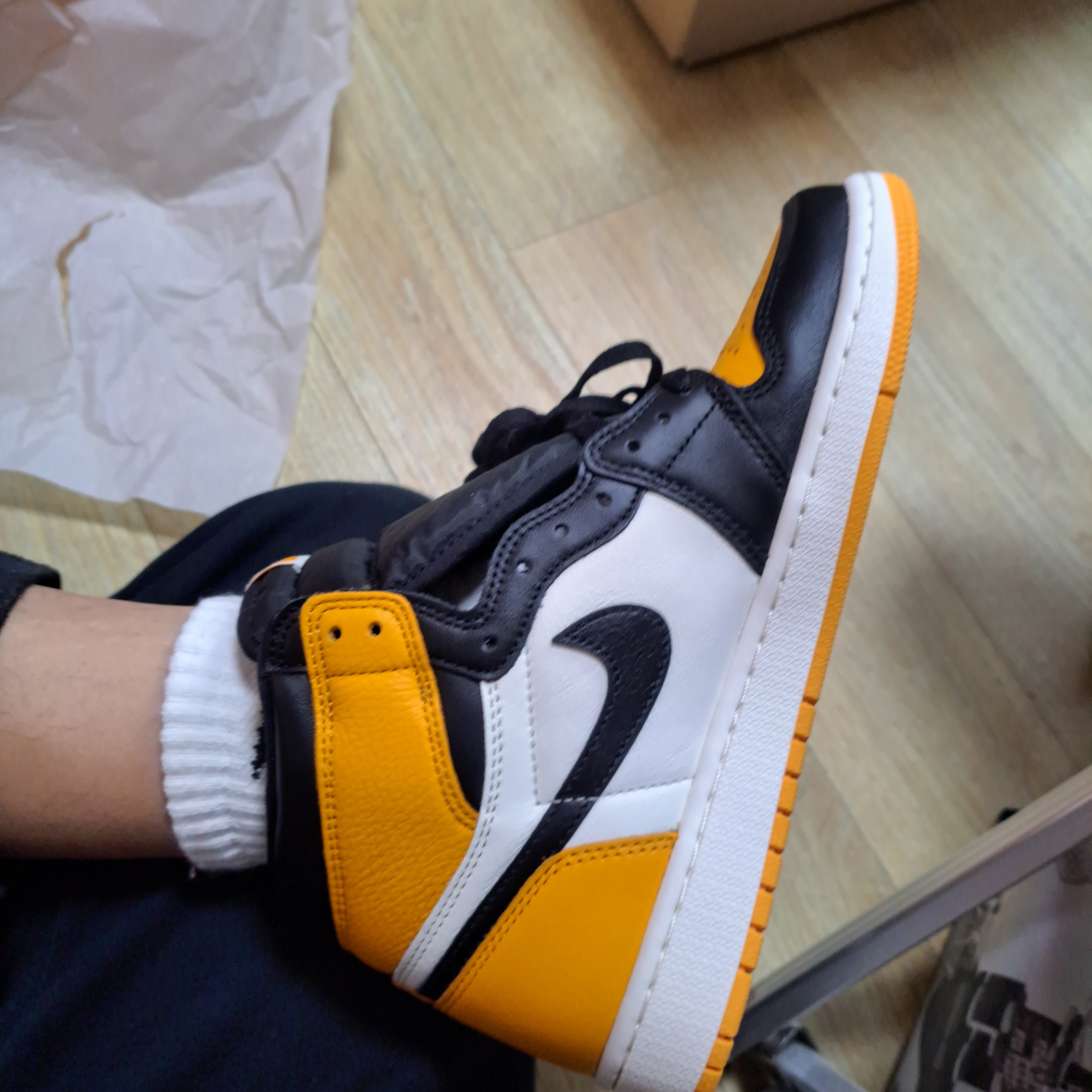 Jordan 1 Retro High OG Taxi 착용 스타일