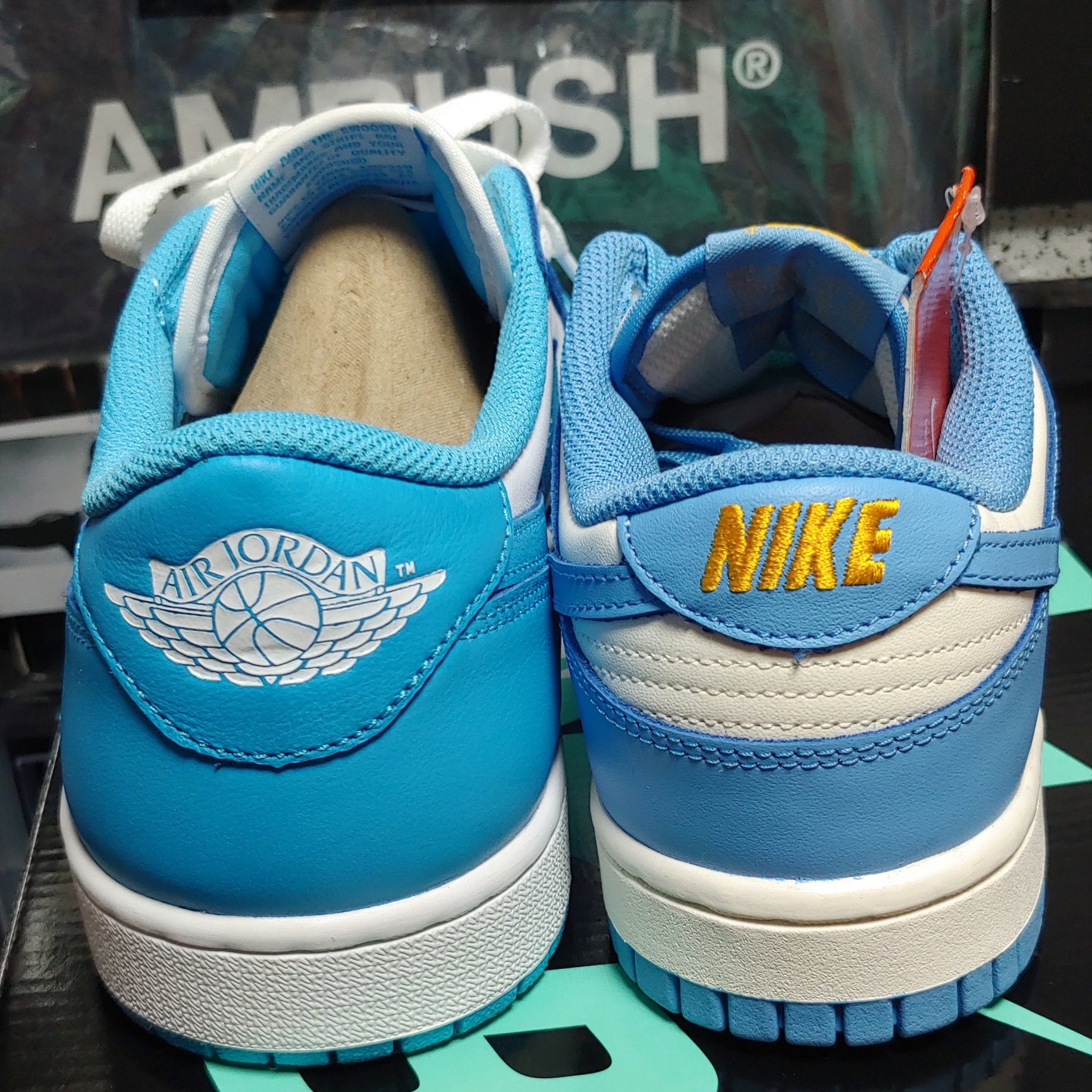 Jordan 1 Low SB UNC, (W) Nike Dunk Low Coast 착용 스타일 - 3