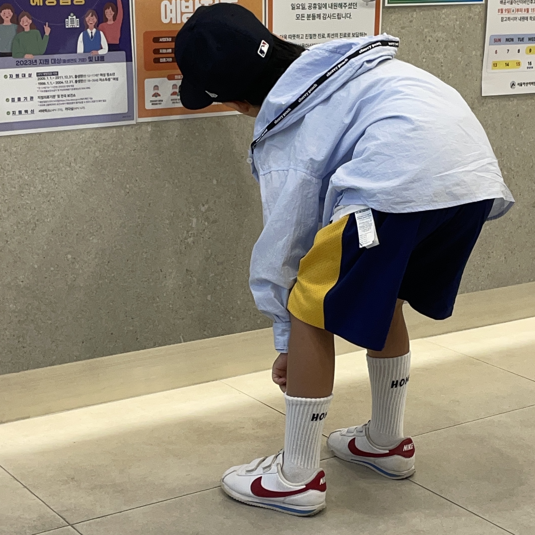 (PS) Nike Cortez Basic SL Forrest Gump 착용 스타일