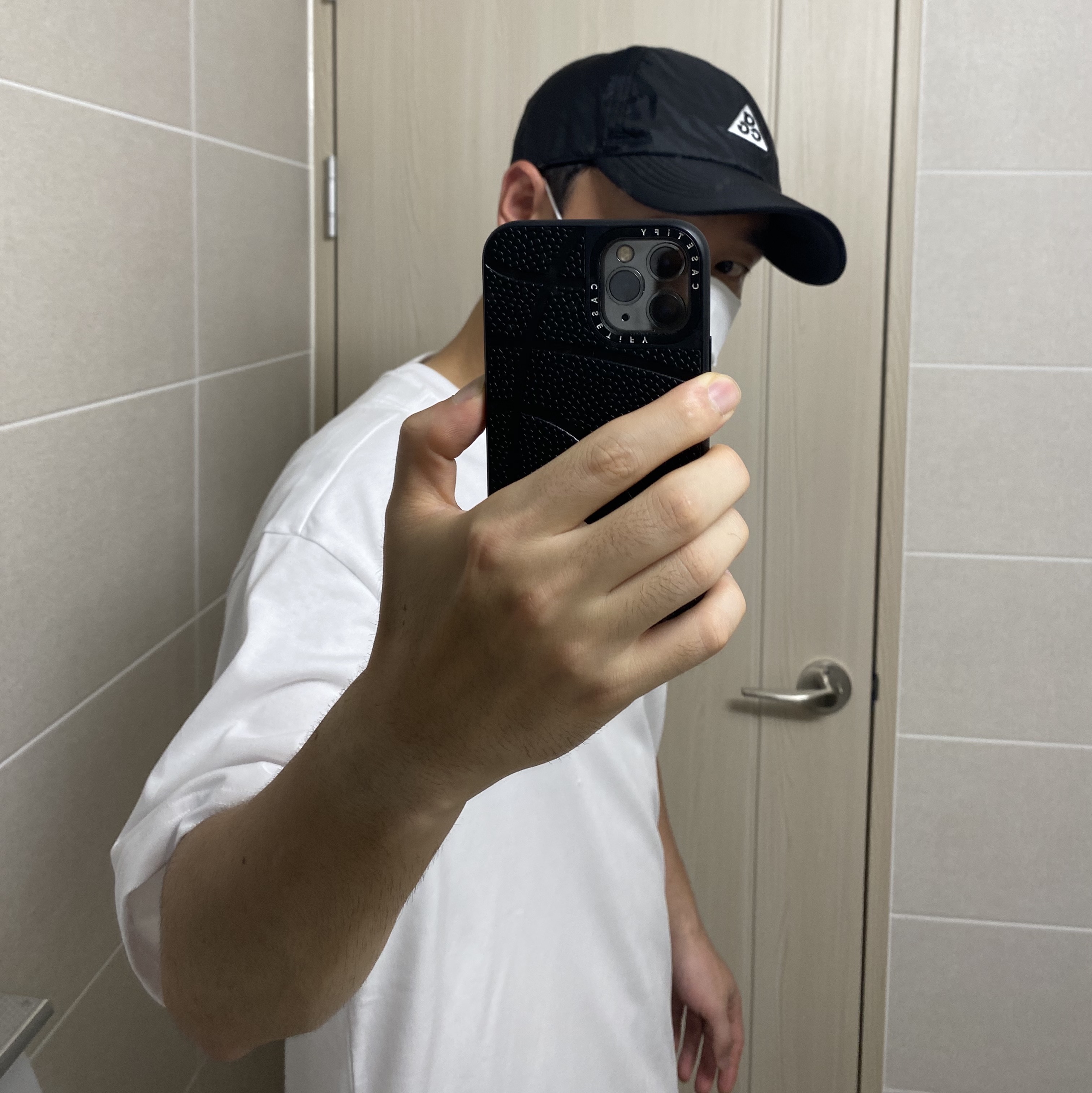Nike ACG Trail Cap Black 착용 스타일 - 2