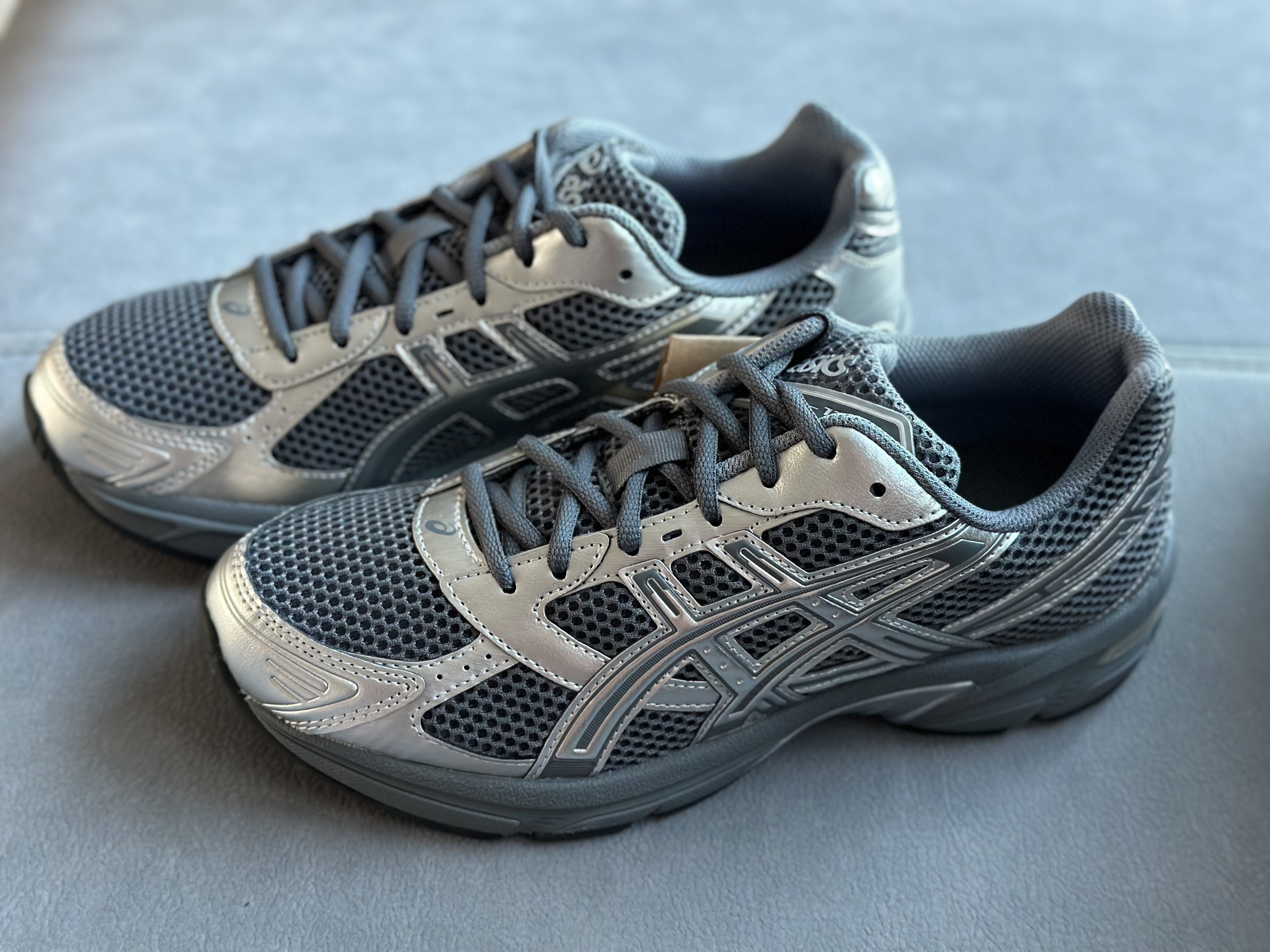 Asics Gel-1130 Steel Grey Pure Silver 착용 스타일 - 1