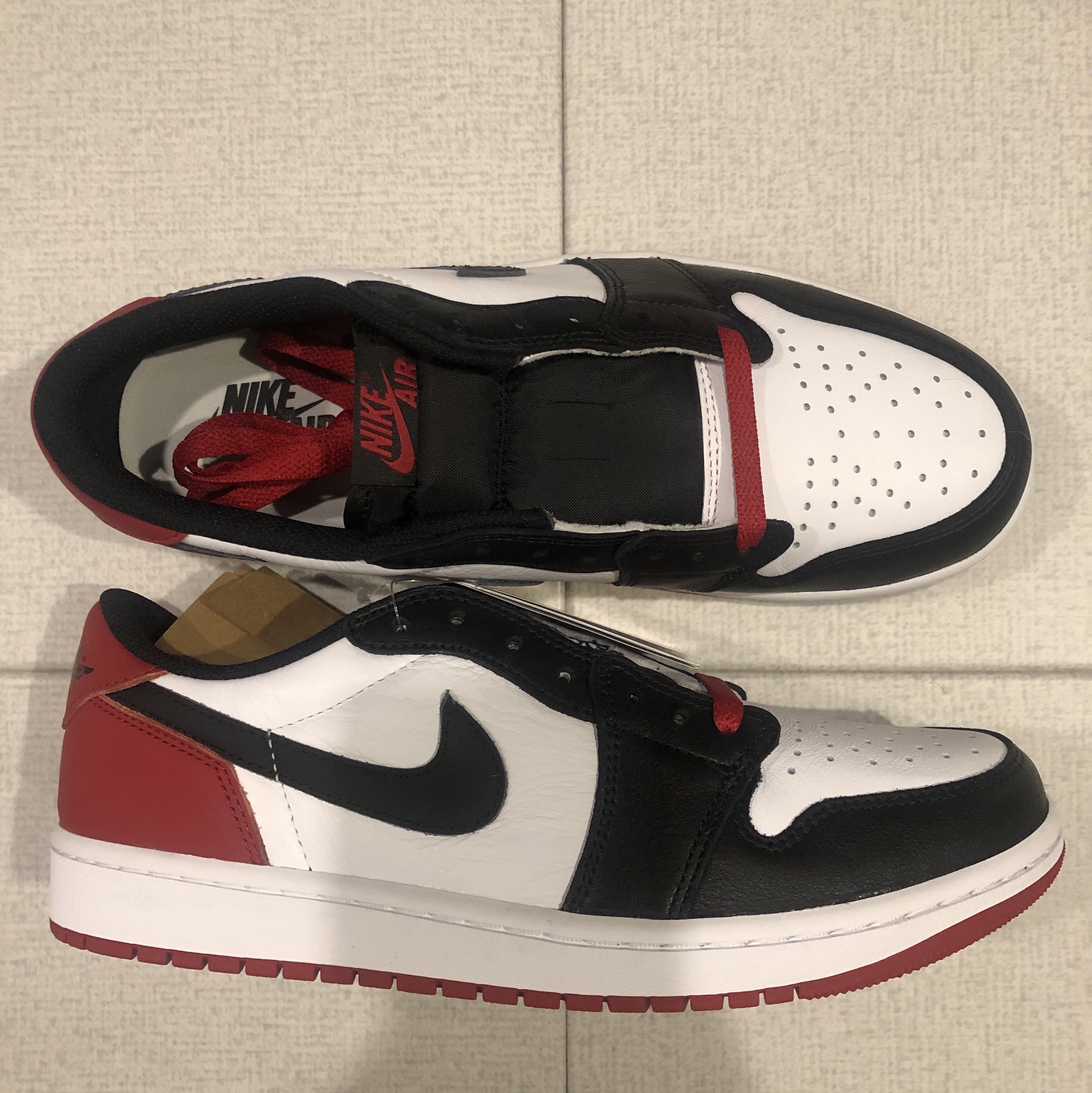 Jordan 1 Retro Low OG Black Toe 착용 스타일