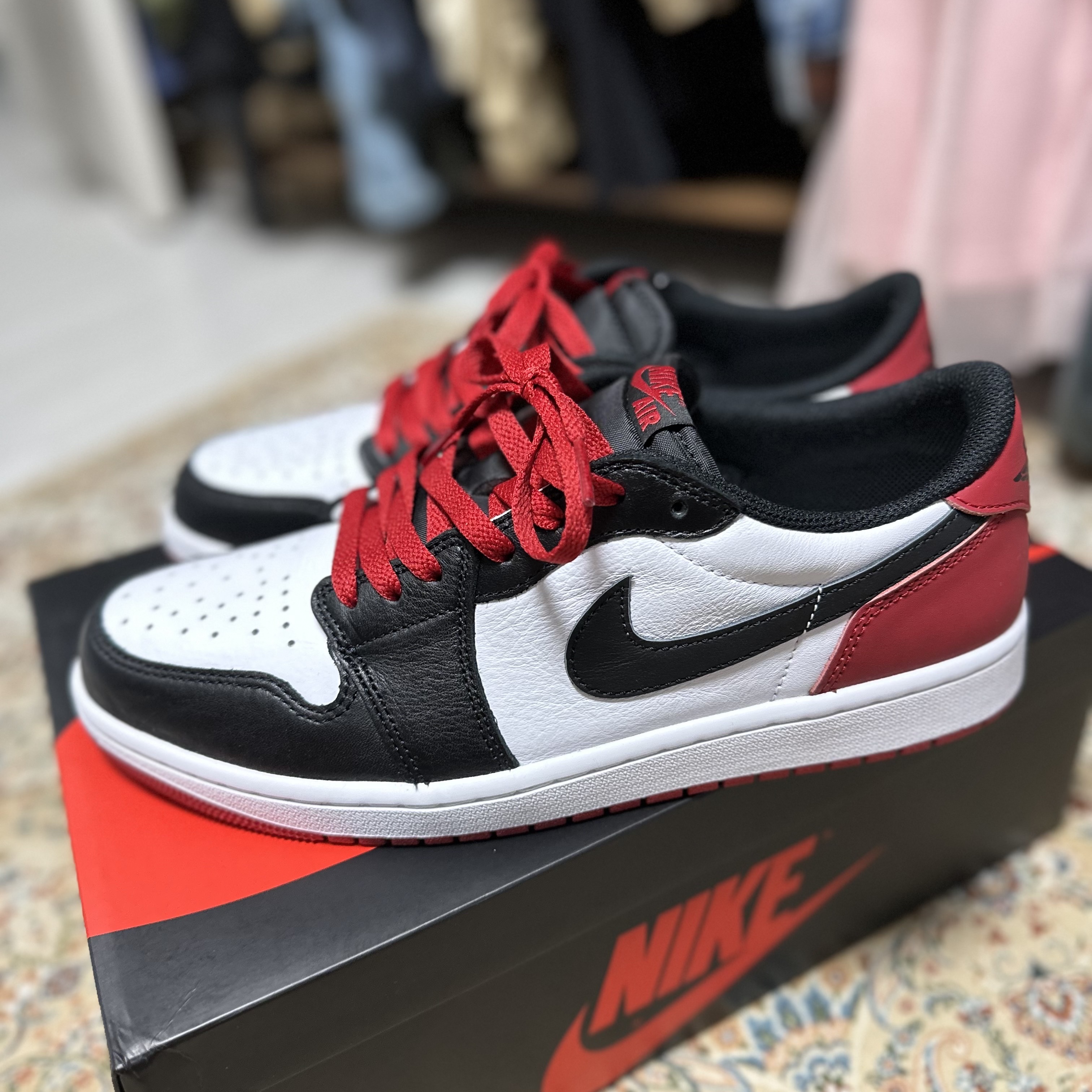 Jordan 1 Retro Low OG Black Toe 착용 스타일
