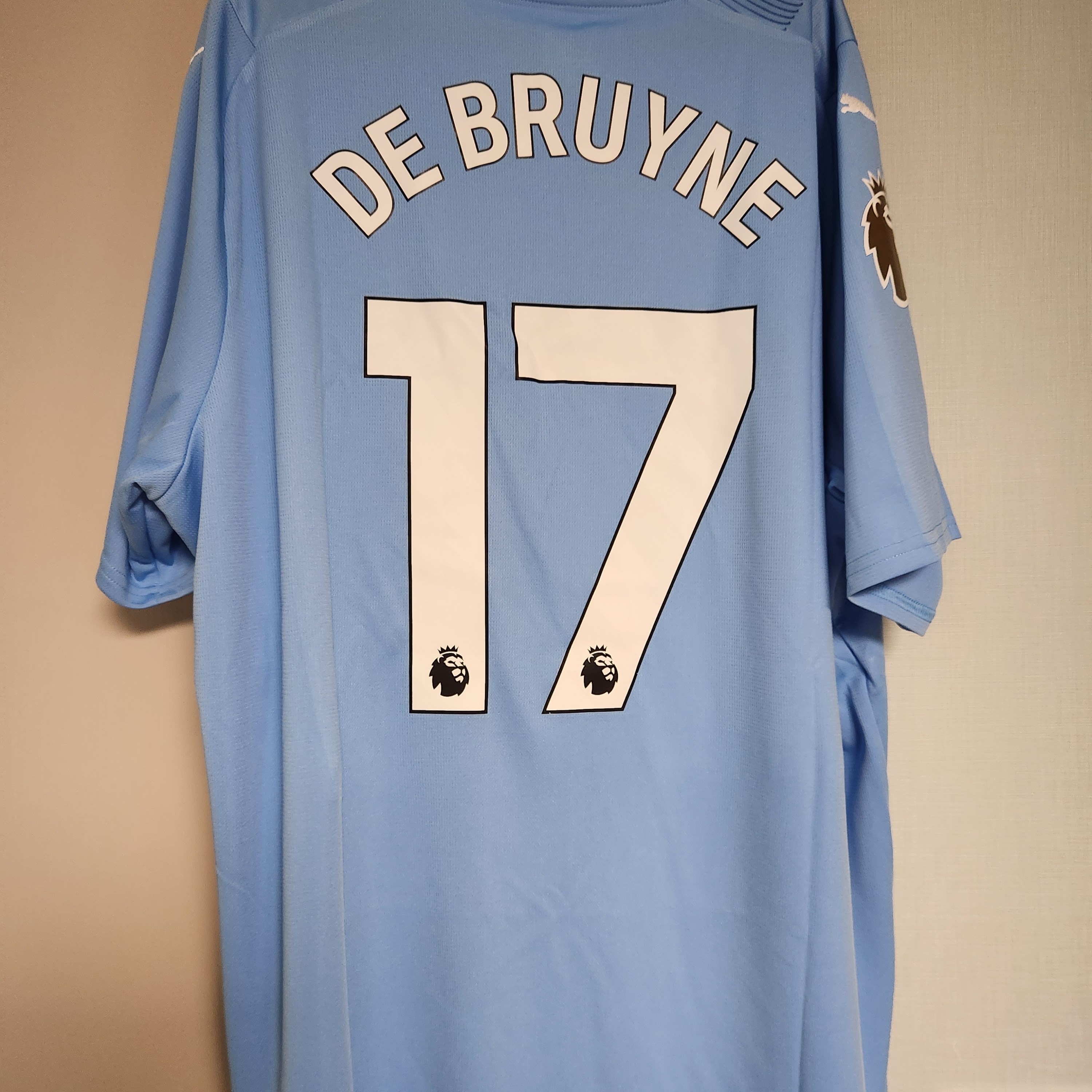Puma Manchester City 2023/24 Home Jersey Team Light Blue (Non Marking Ver.) 착용 스타일 - 2
