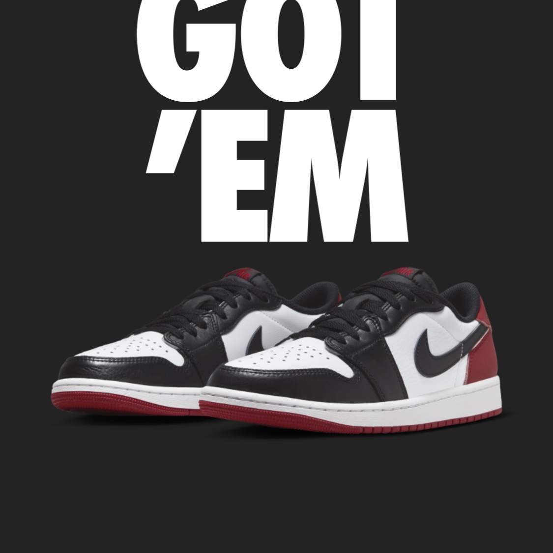 Jordan 1 Retro Low OG Black Toe 착용 스타일