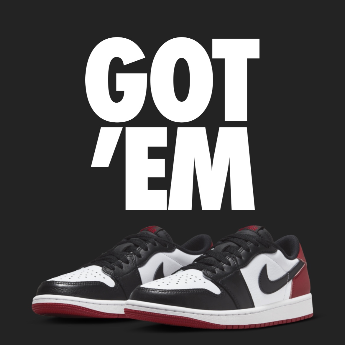 Jordan 1 Retro Low OG Black Toe 착용 스타일 - 1