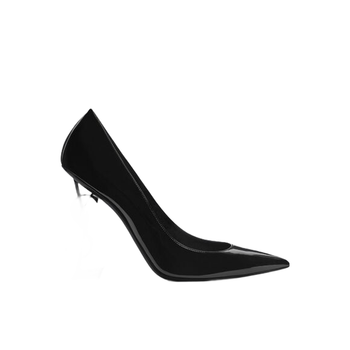 (W) 생로랑 오피움 펌프 페이턴트 레더 블랙((W) Saint Laurent Opyum Pumps in Patent Leather Black) - 1