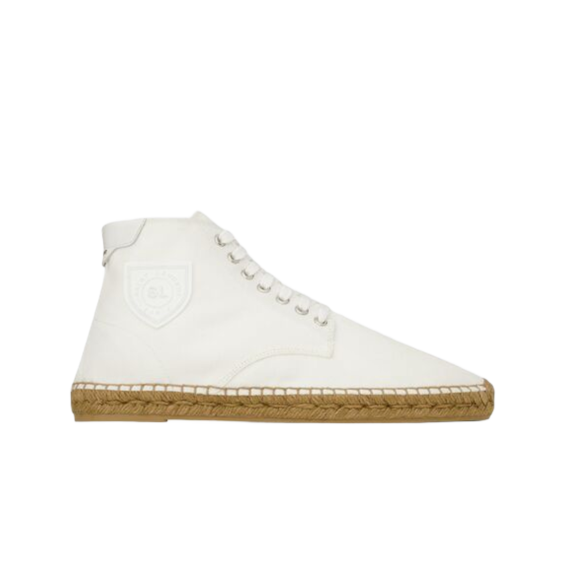 생로랑 다몬 하이탑 에스파드리유 캔버스 오프 화이트(Saint Laurent Damon High-Top Espadrilles in Canvas Off White) - 1