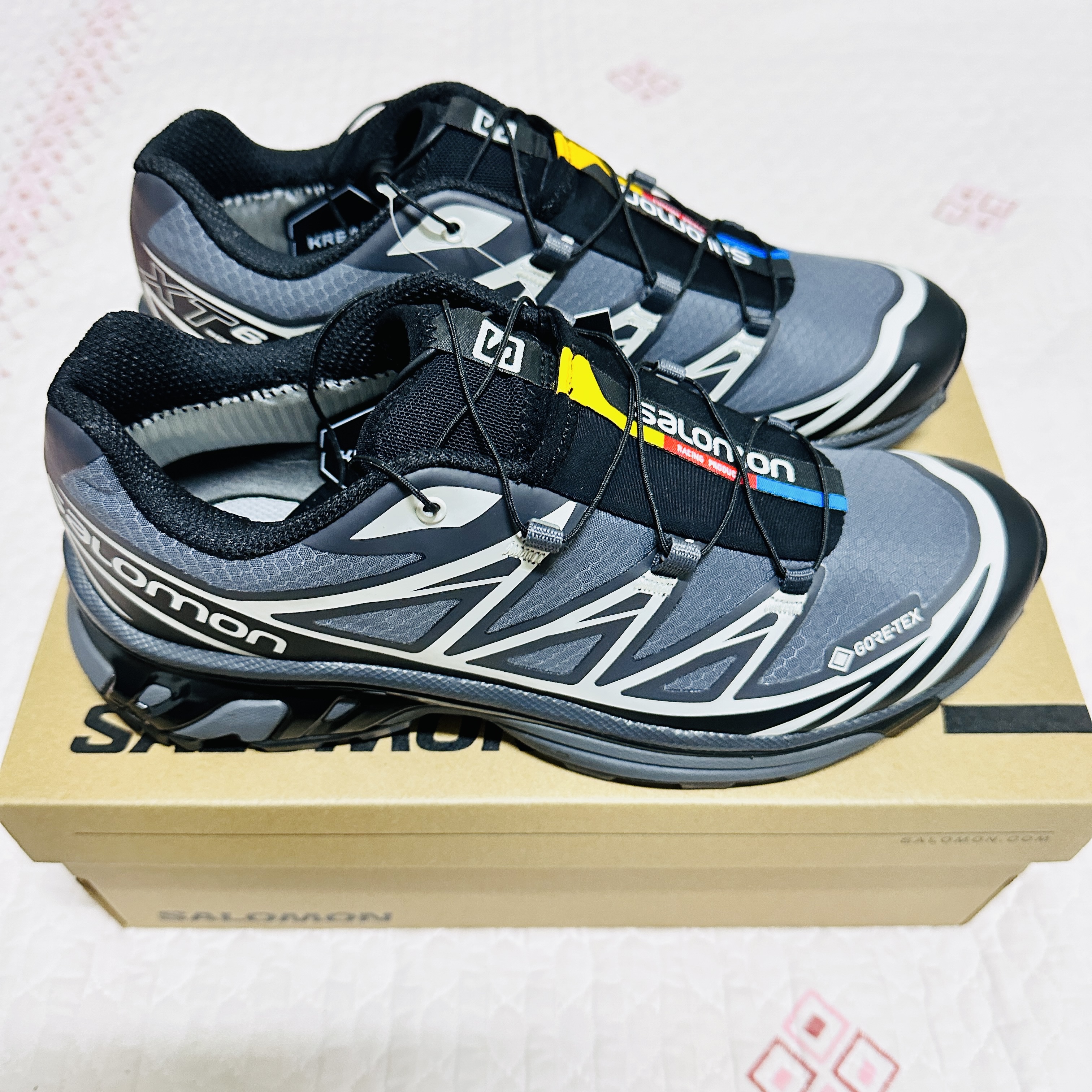 Salomon XT-6 Gore-Tex Black Ebony 착용 스타일 - 4