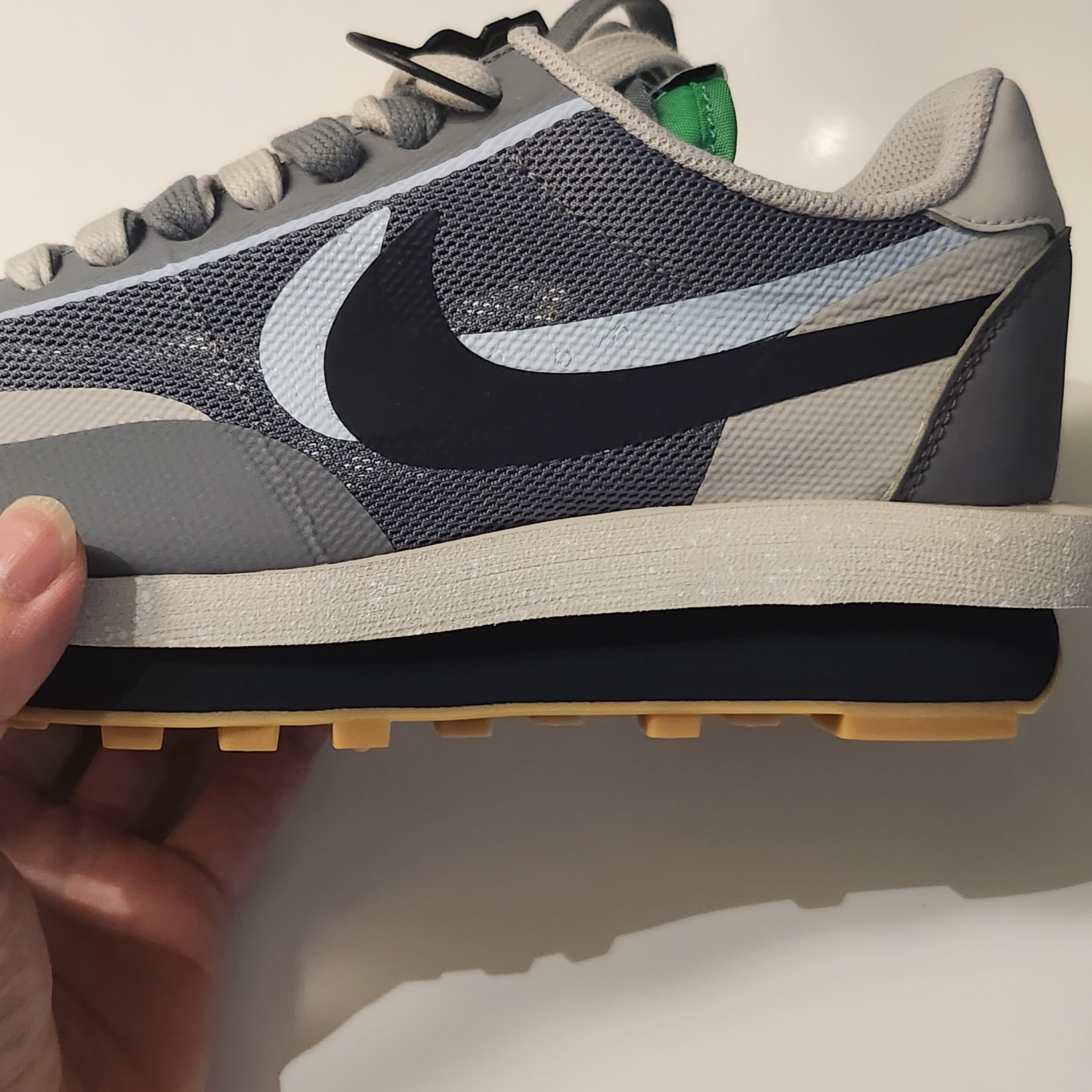 Nike x Sacai x Clot LDWaffle Cool Grey 착용 스타일