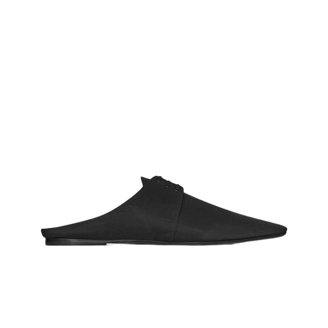 생로랑 테렌스 뮬 섄텅 블랙(Saint Laurent Terence Mules in Shantung Black) - 1